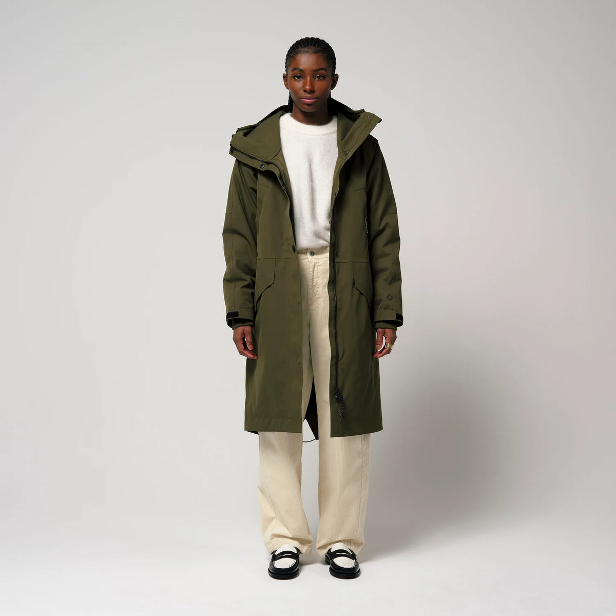 Gofranck Cold Winter  Wasserfester Parka dark olive green