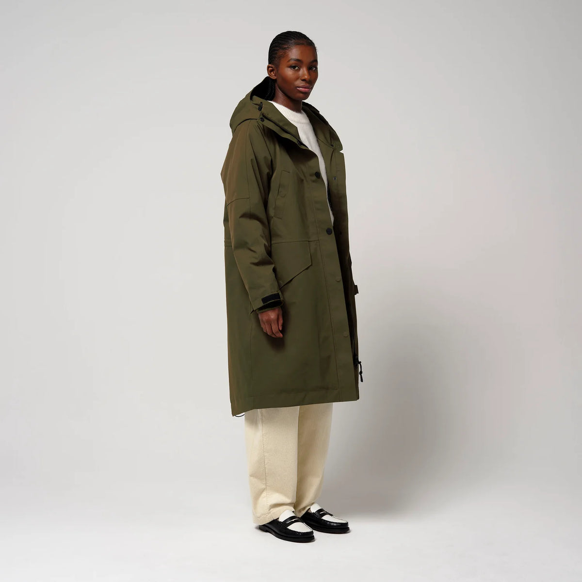 Gofranck Cold Winter  Wasserfester Parka dark olive green