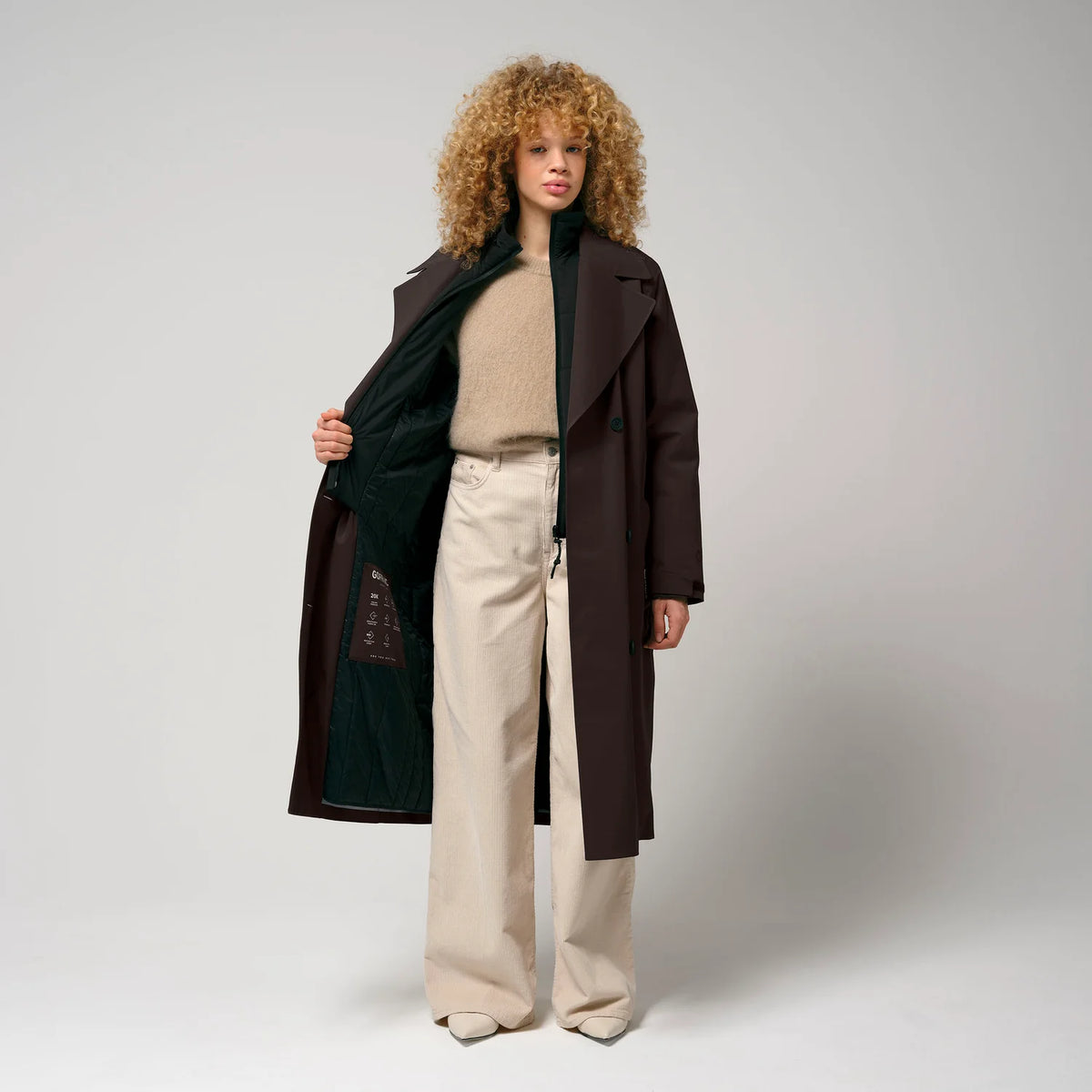 GoFranck Dorrin Black Coffee Wasserfeste Jacke