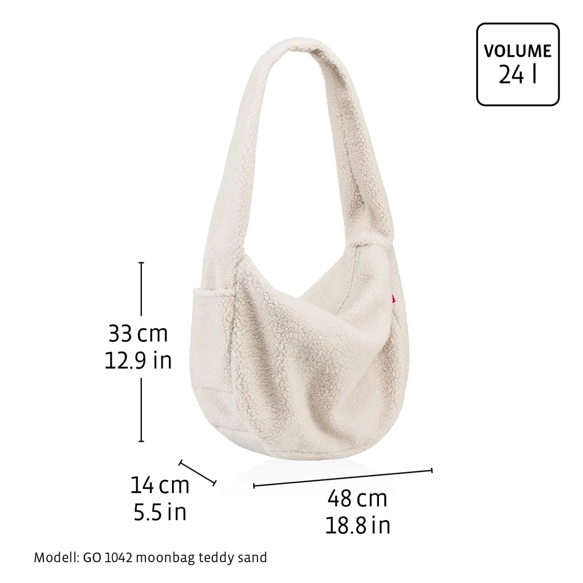 Reisenthel Moonbag teddy chocolate