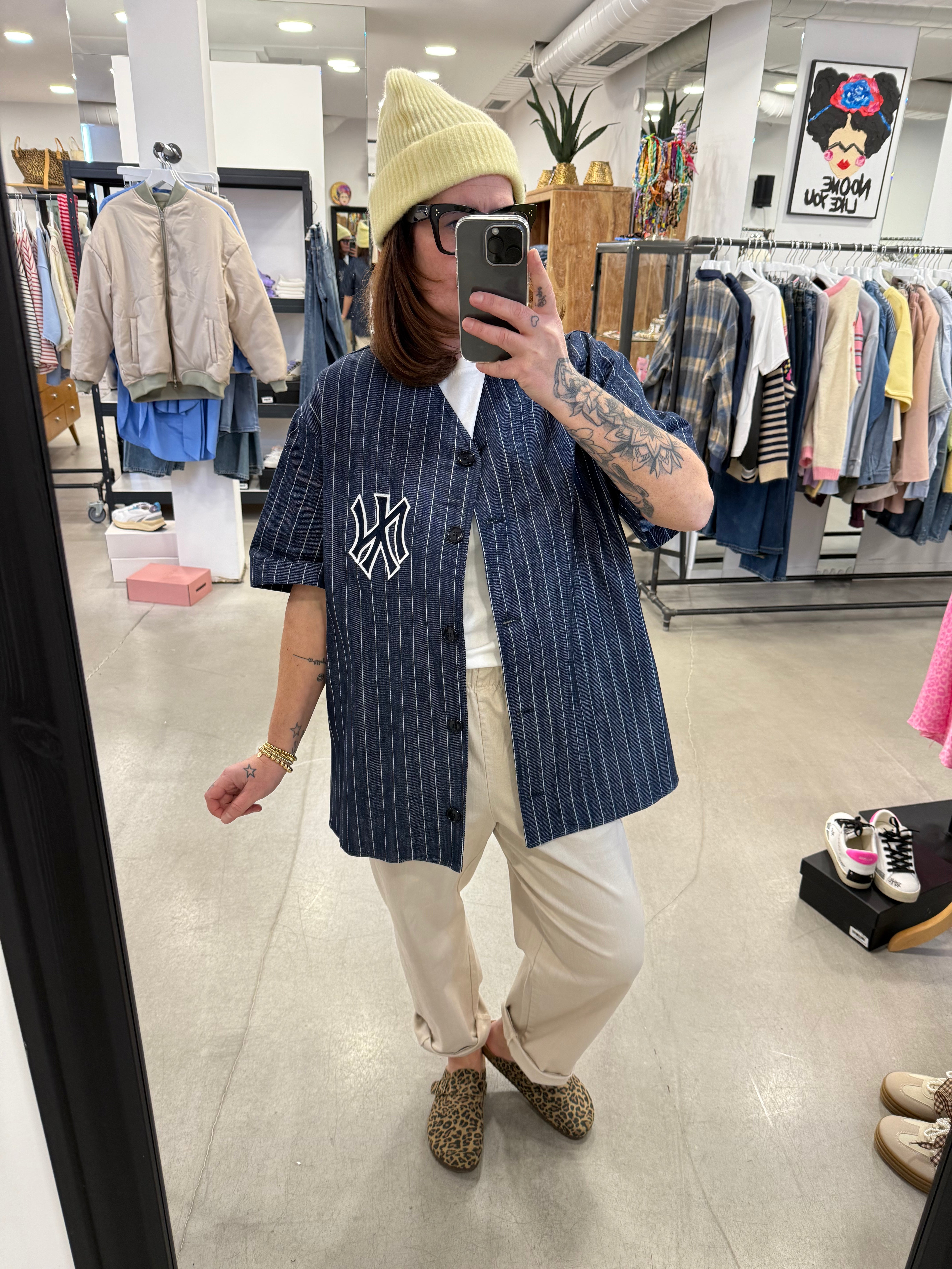Bluse Denim College