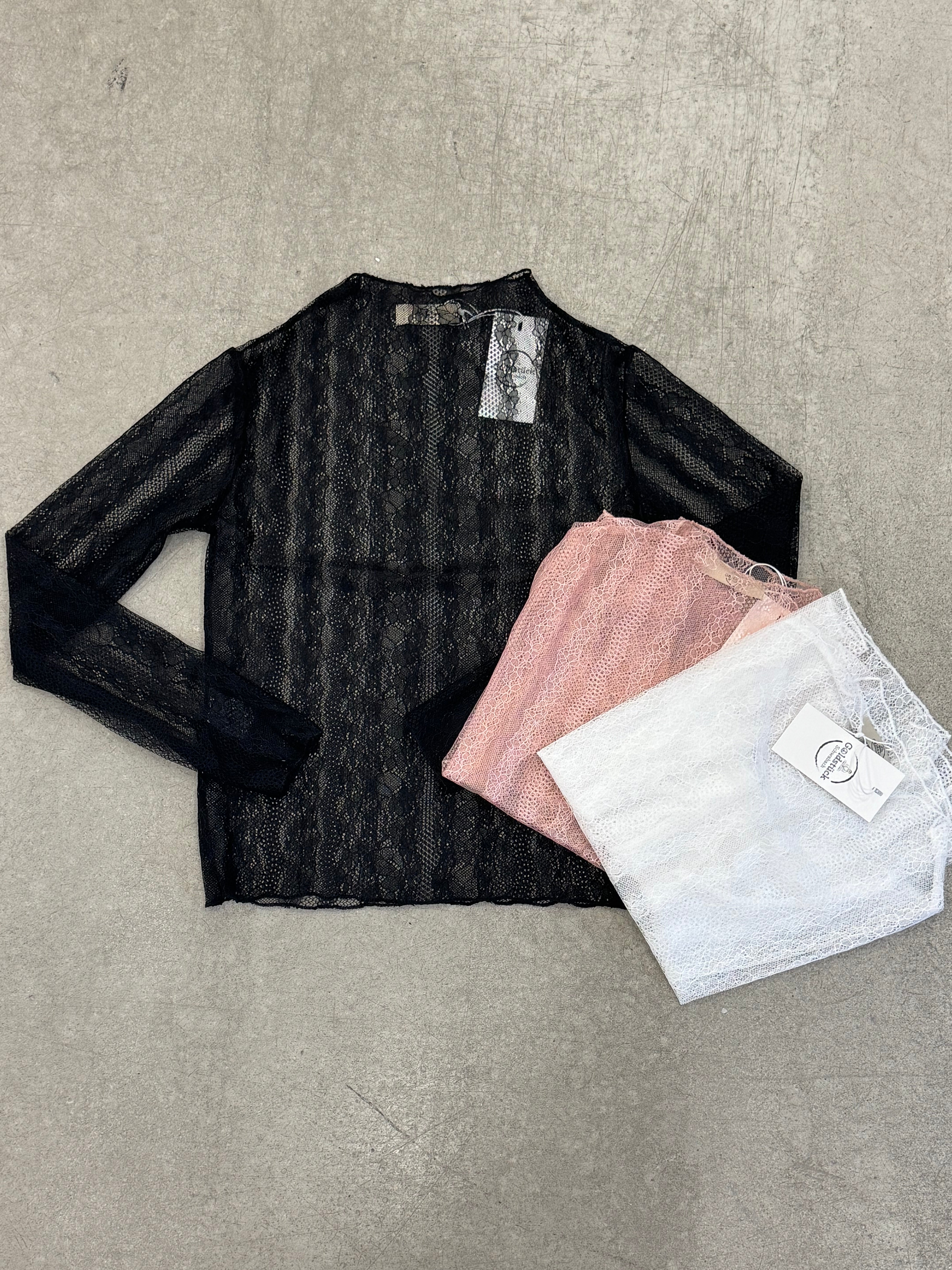 Longsleeve Mesh all Lace