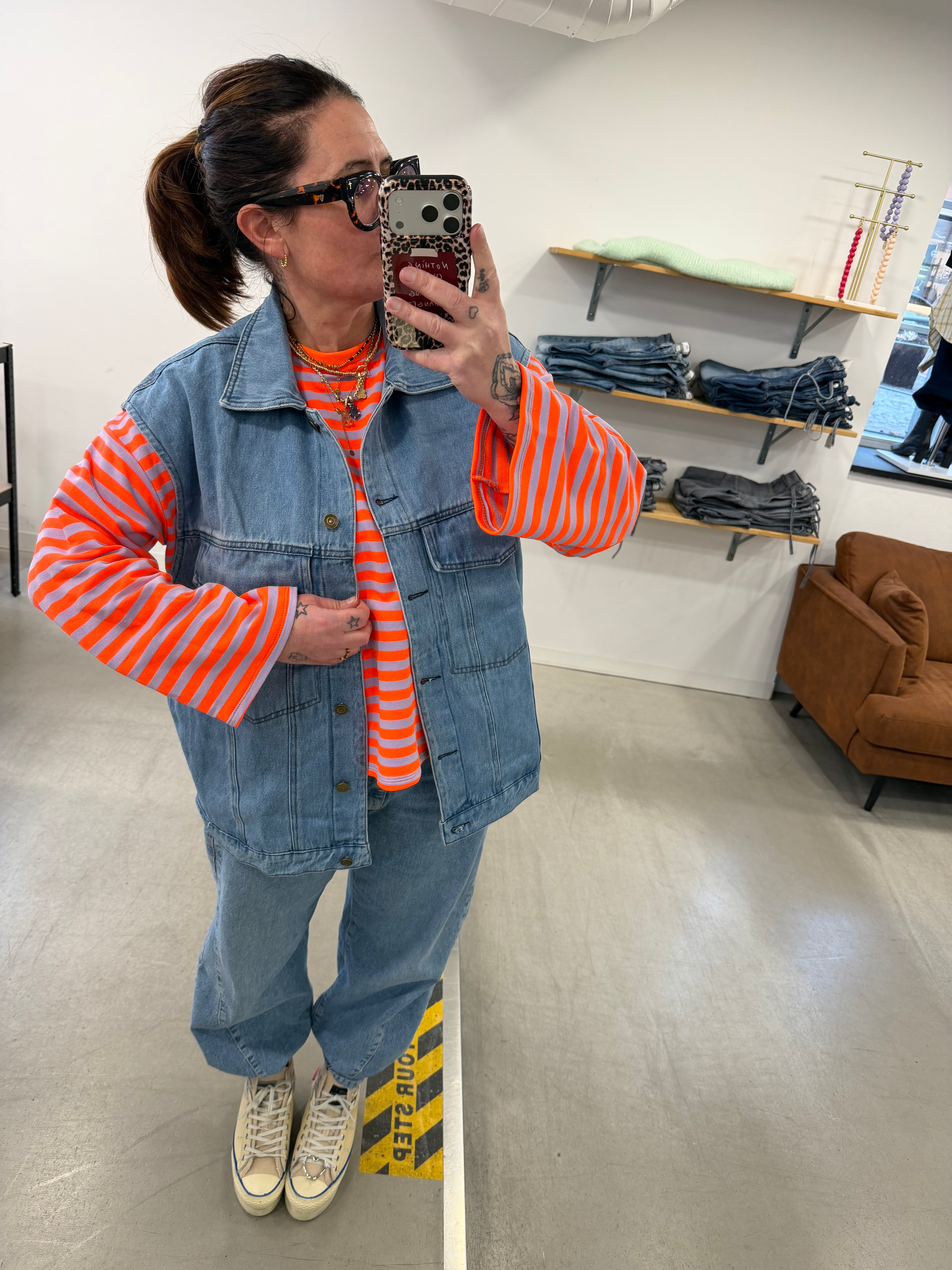 Weste Denim