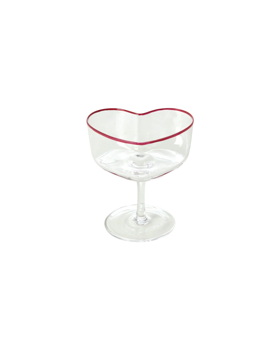 Rice Herz Glas Champagnerschale