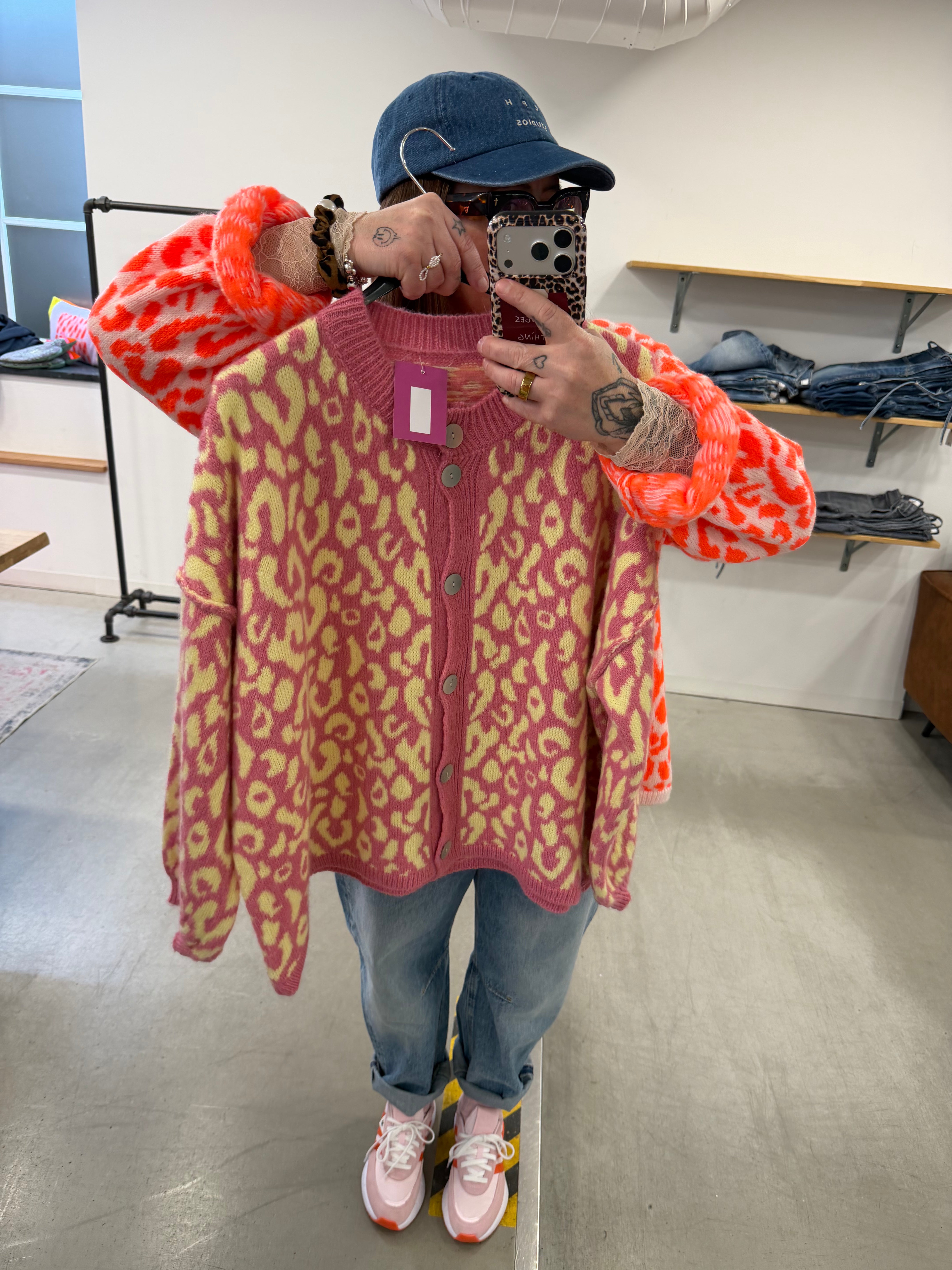 Cardigan Leo Orange