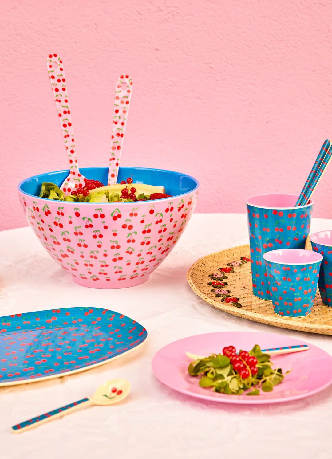 Rice Salatbesteck Cherry