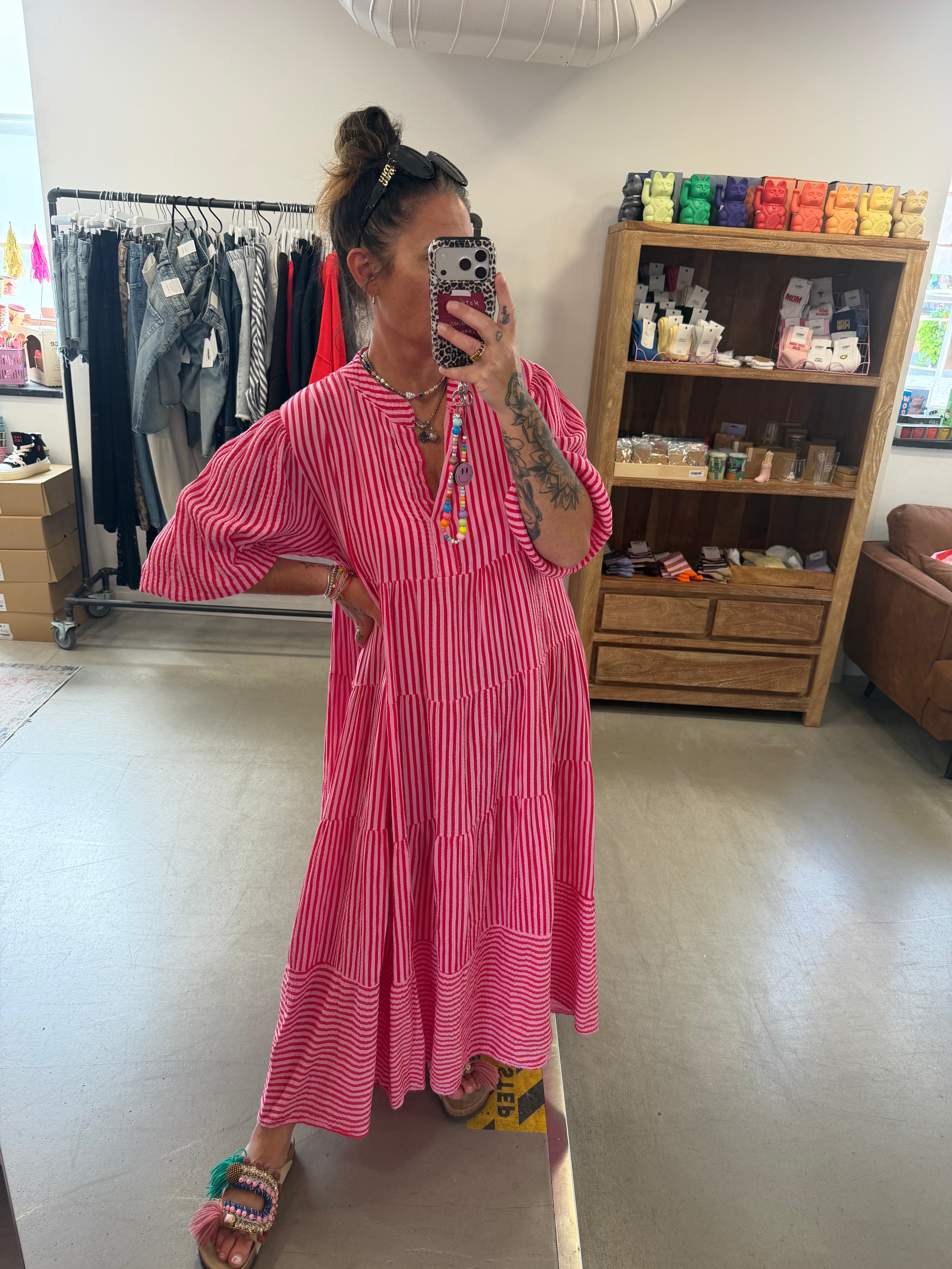 Kleid Musseln Maxi