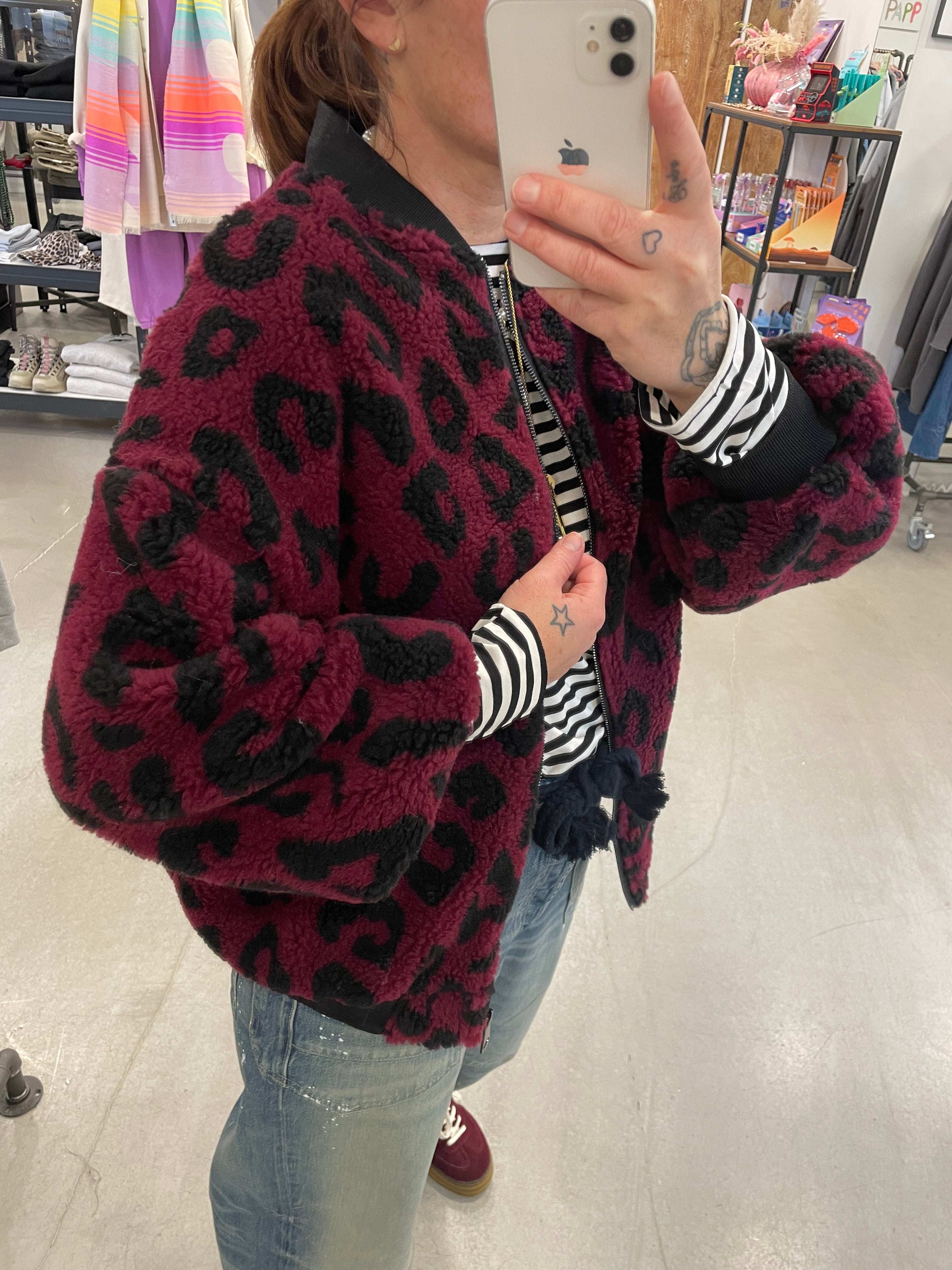 Jacke Bomber Teddy bourdaux