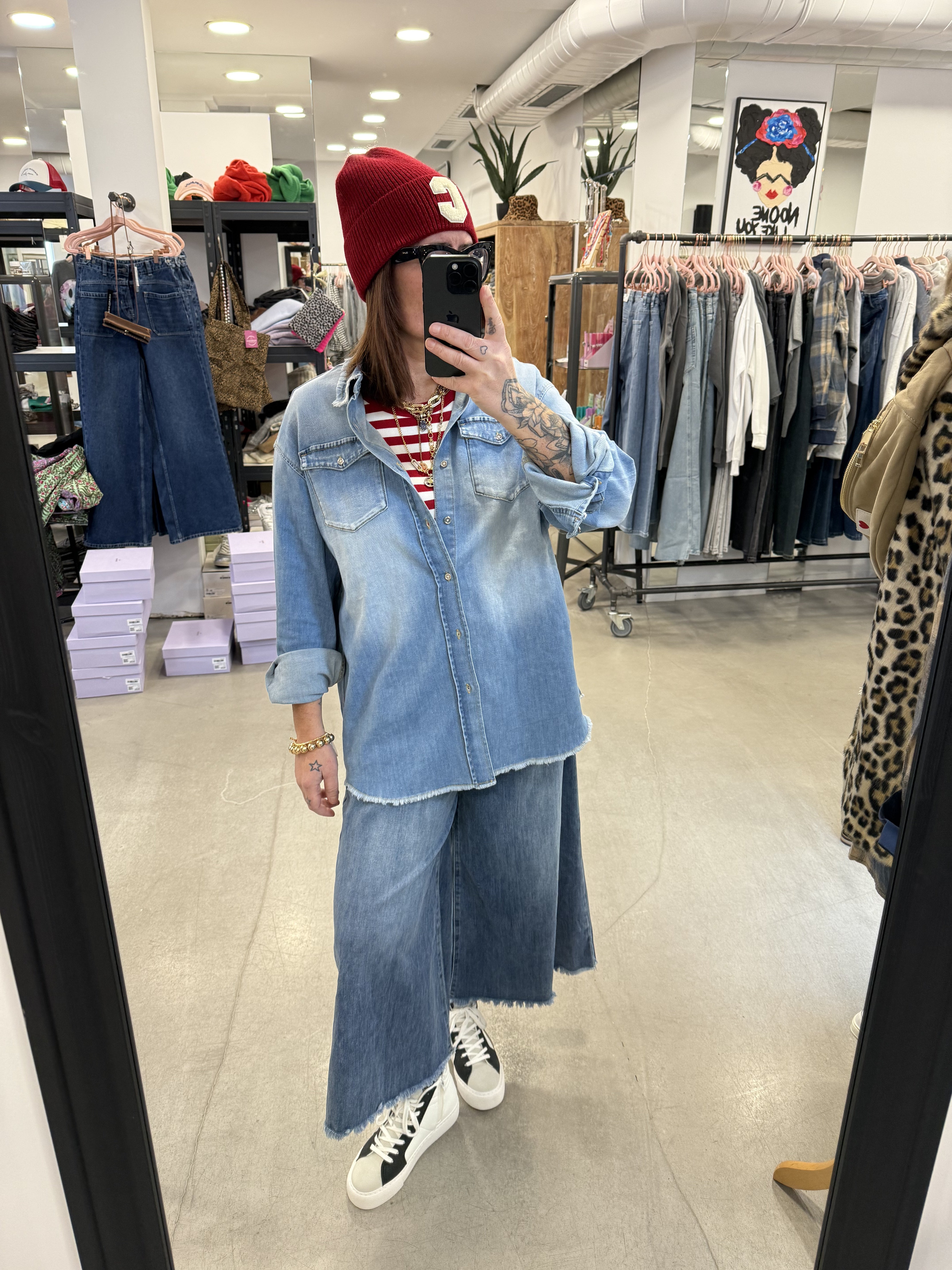 Bluse Denim