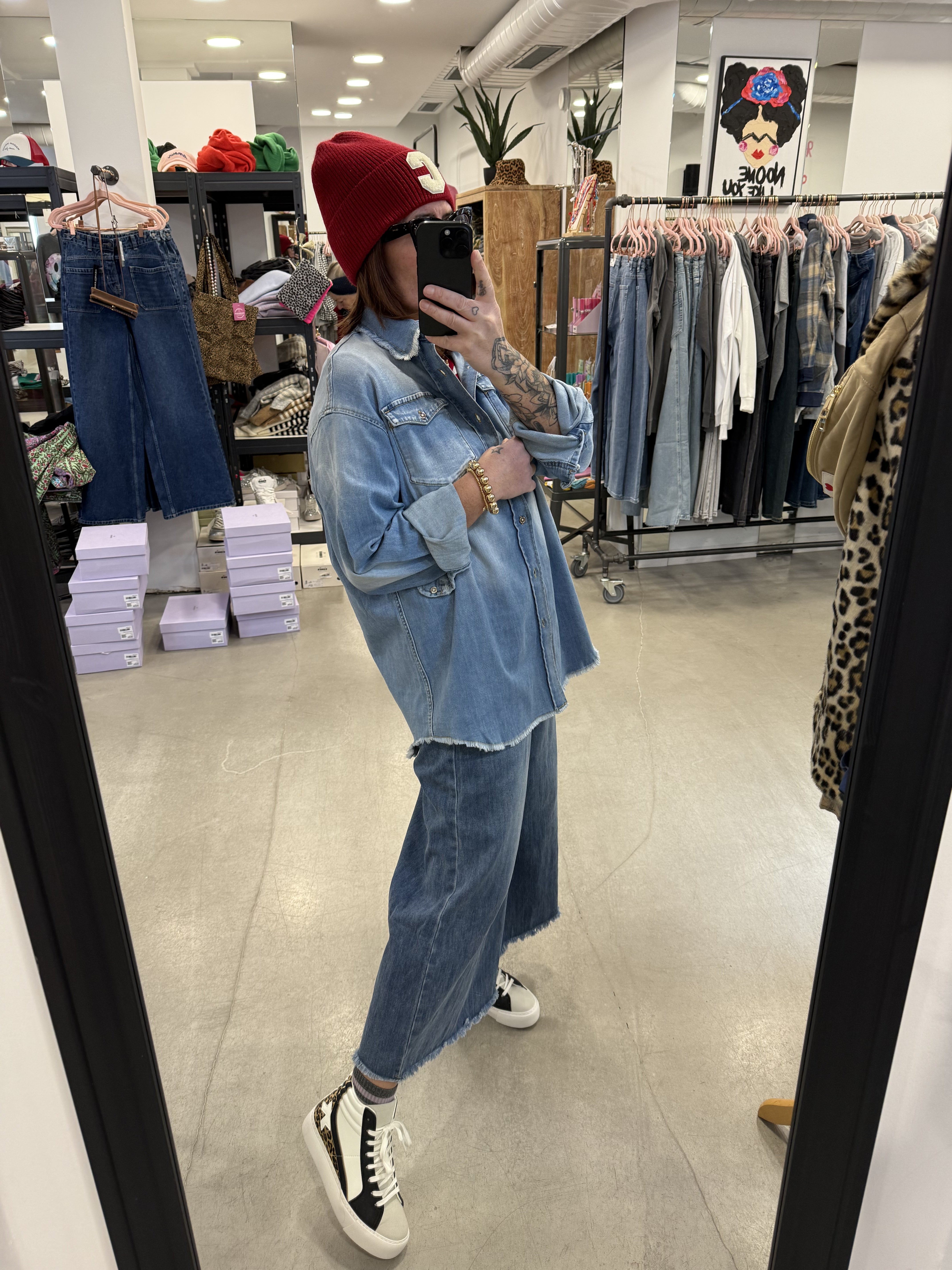 Bluse Denim