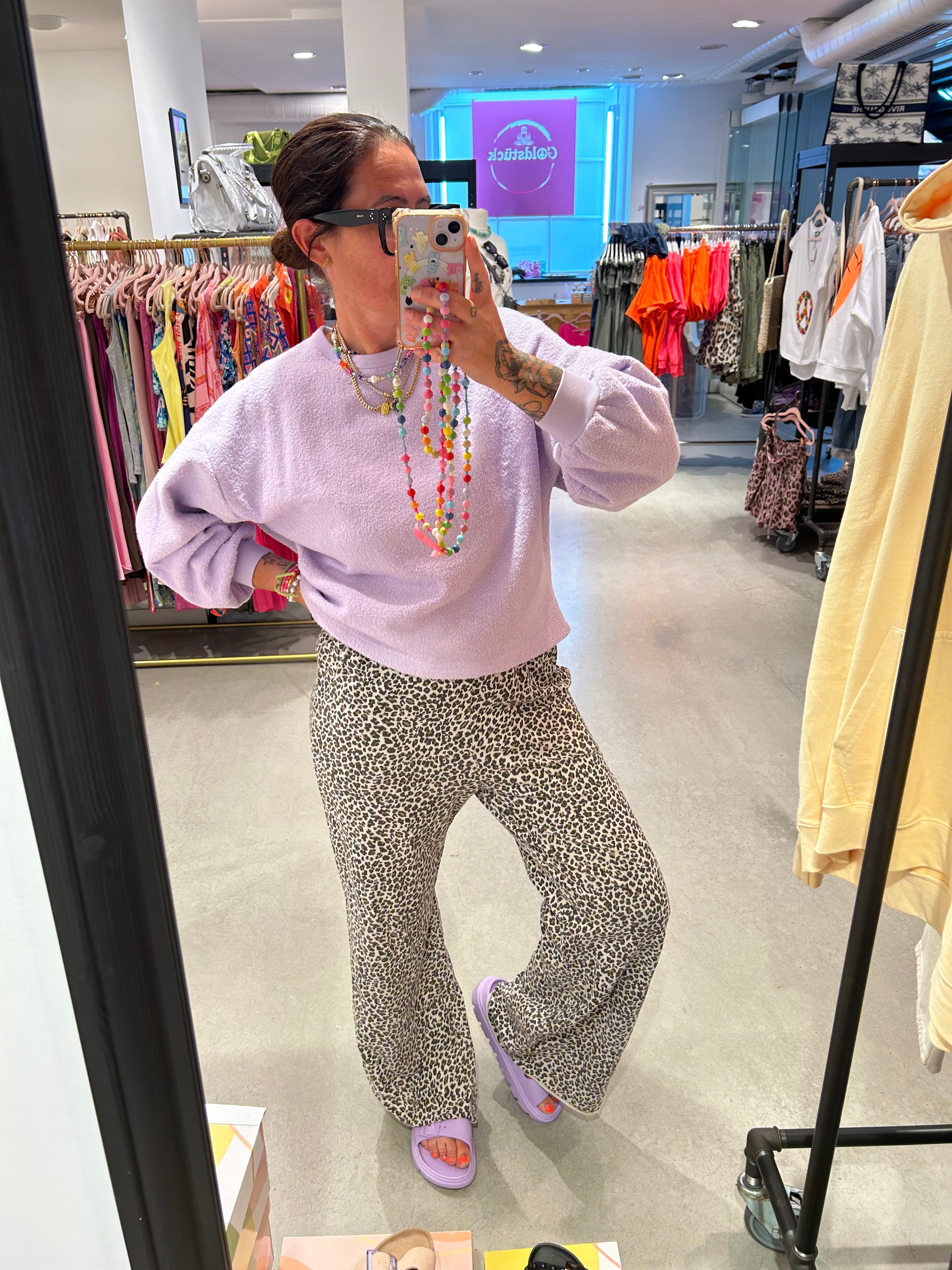 Hose Sweat Leo beige