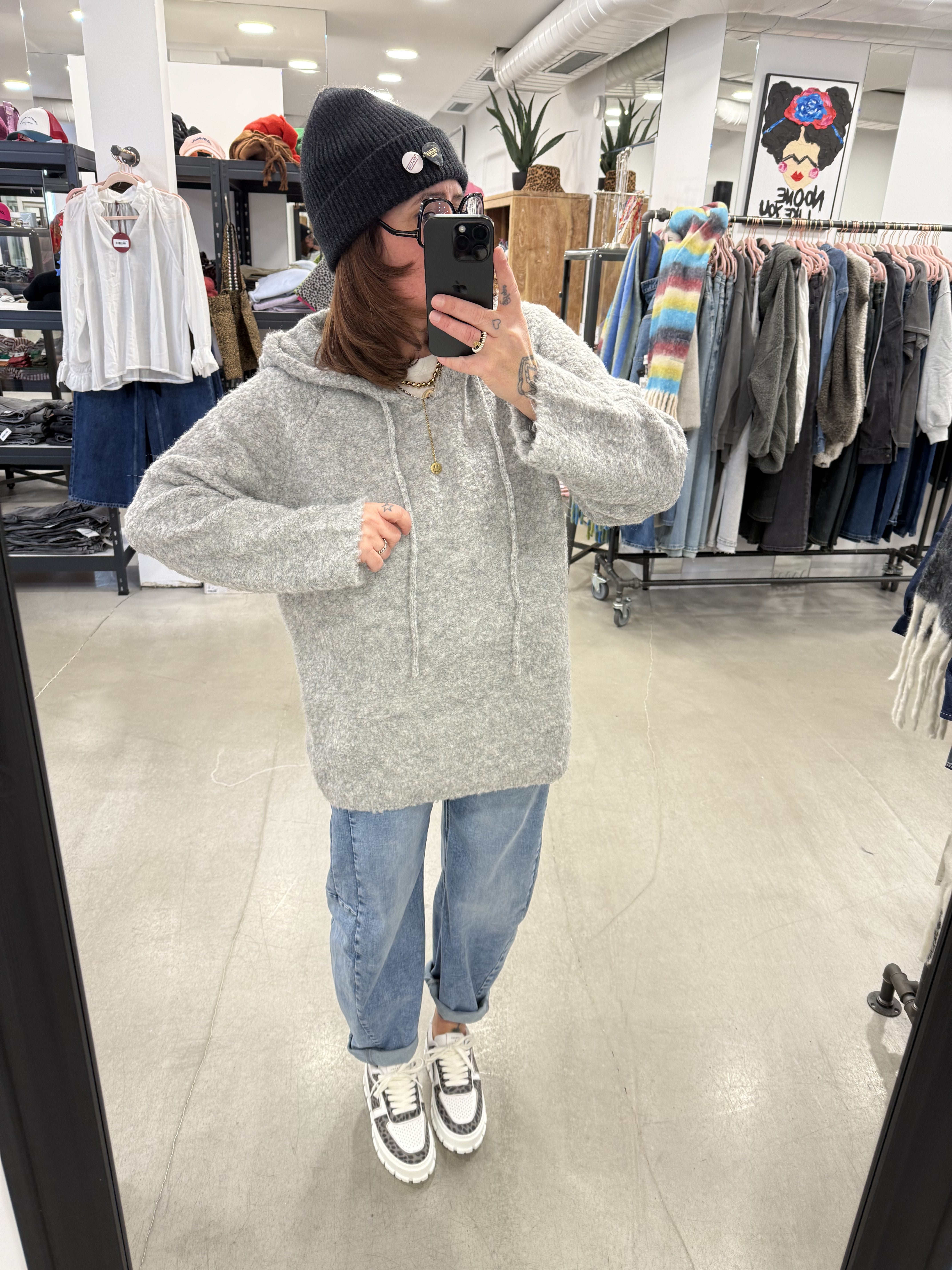 Pullover Hoodie knit
