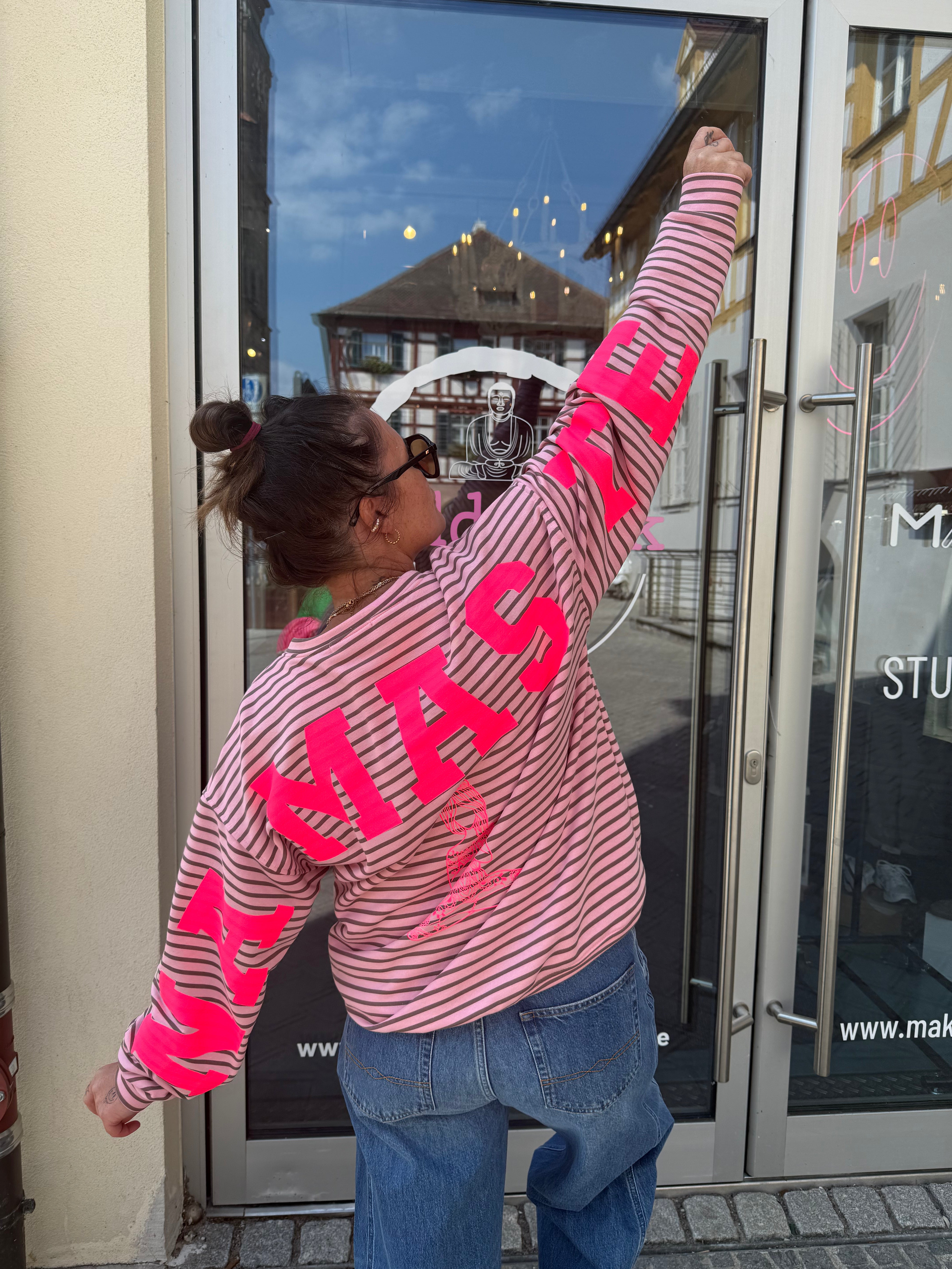 Pullover Namaste Stripe