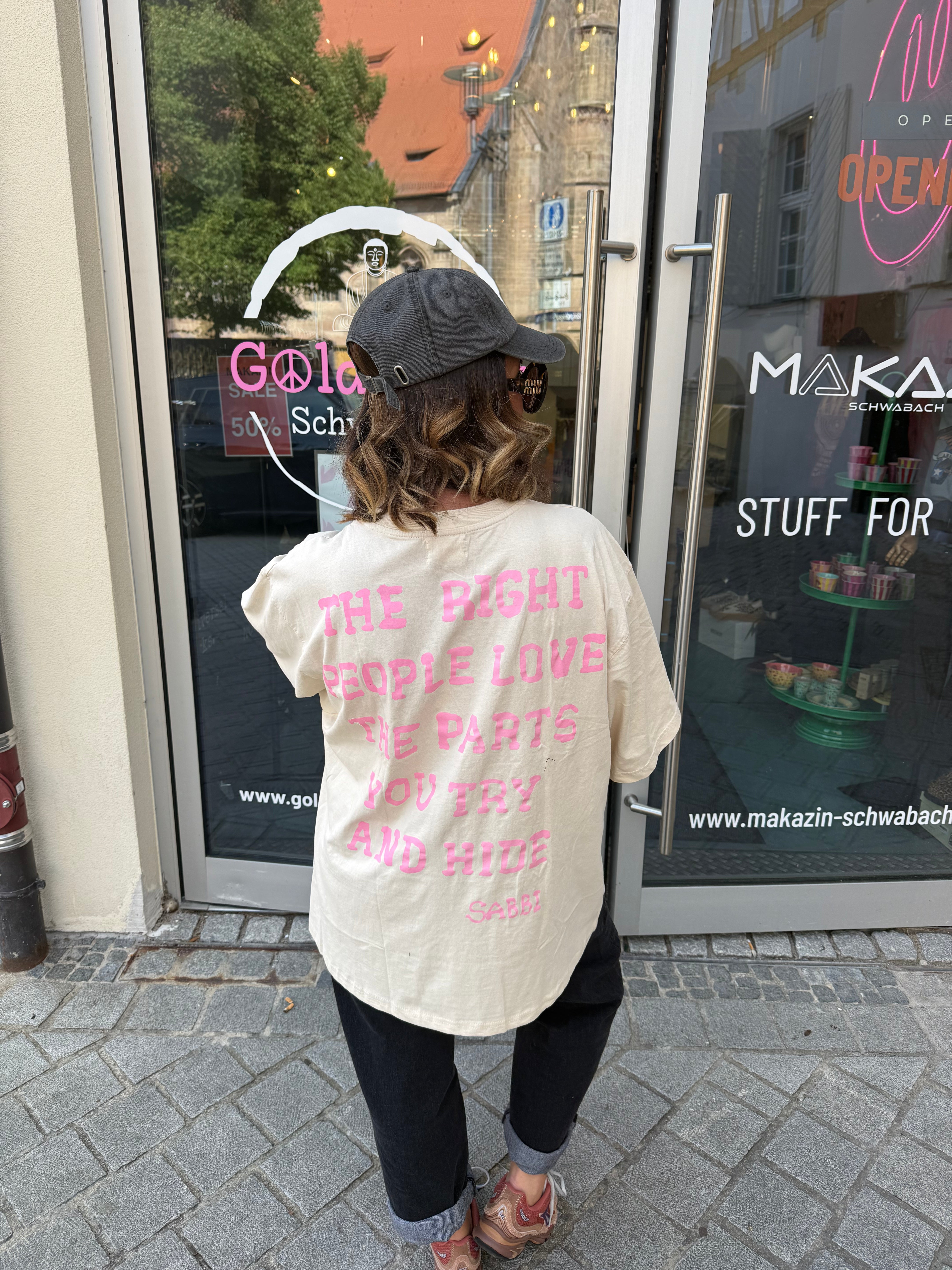 T-Shirt Sabbi Self Love off white