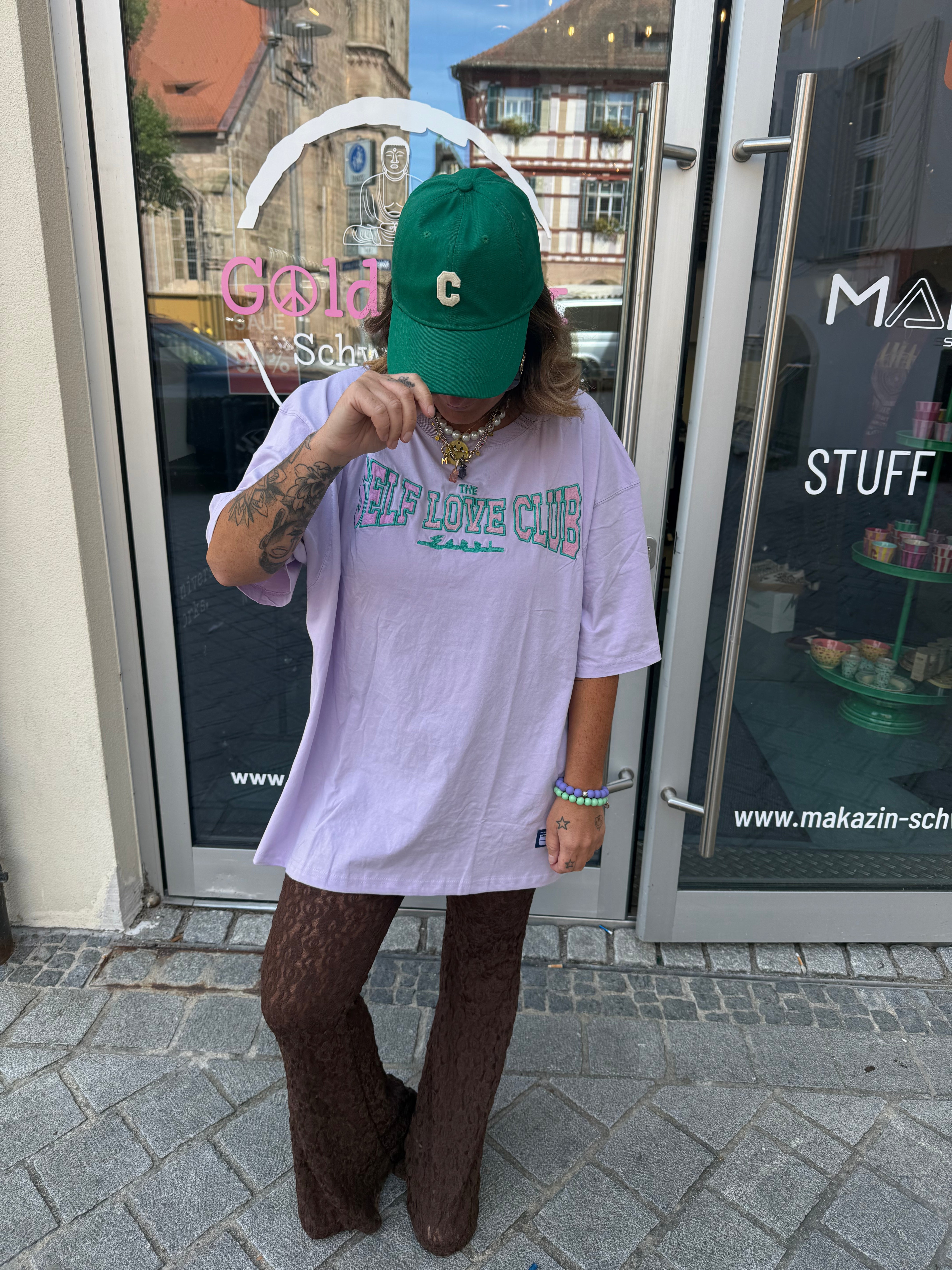 T-Shirt Sabbi Self Club lila