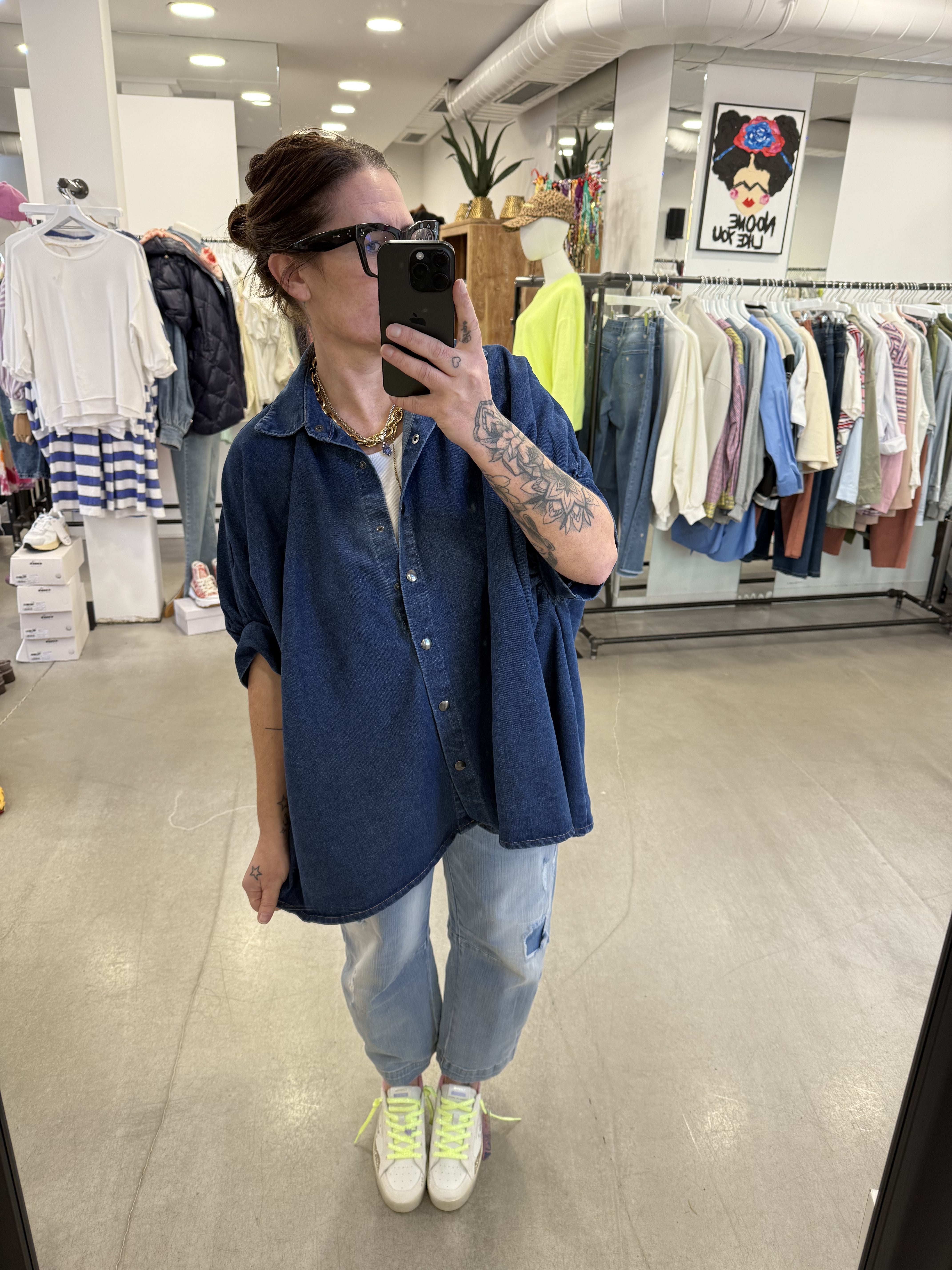 Bluse Denim