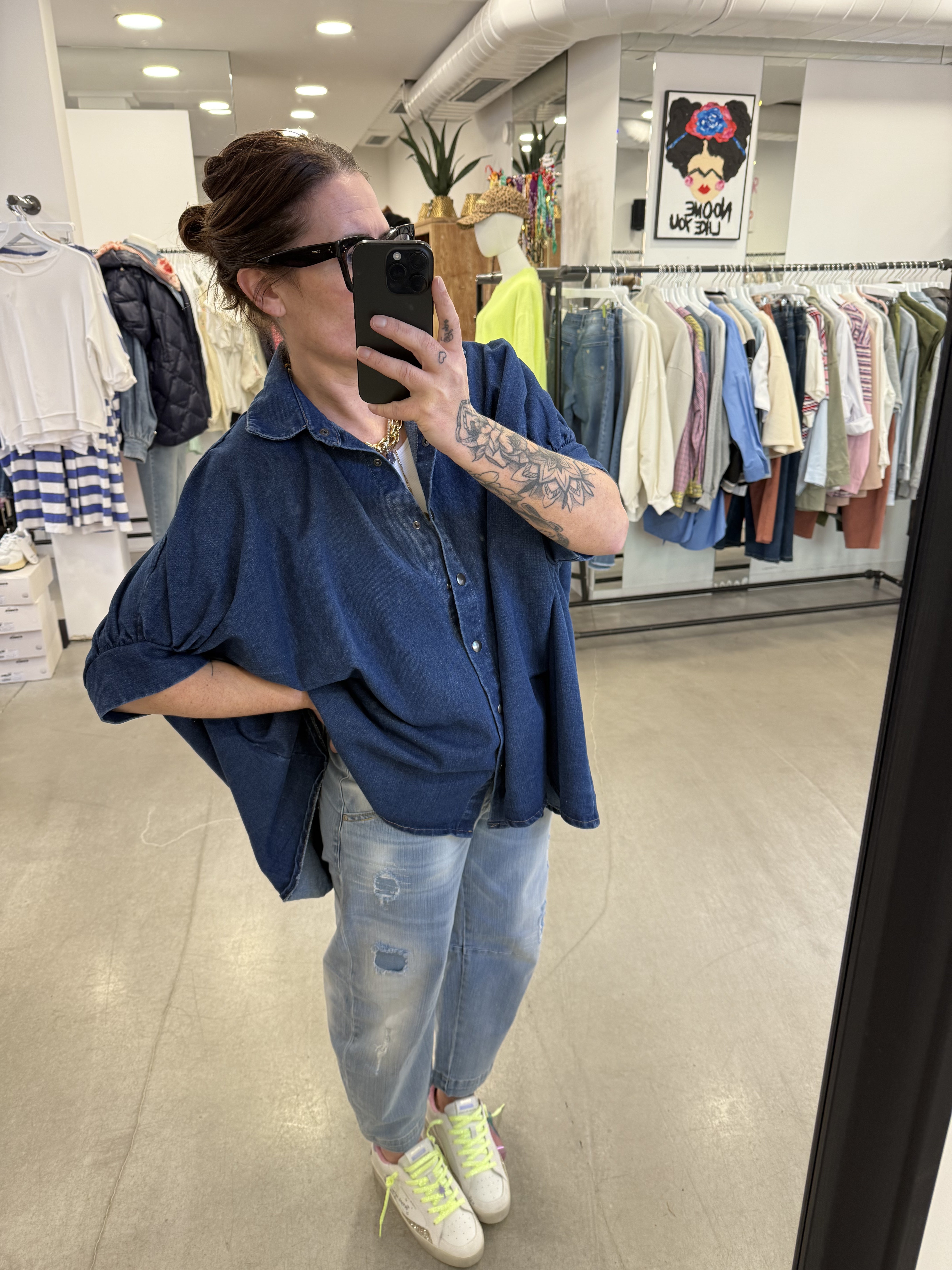 Bluse Denim