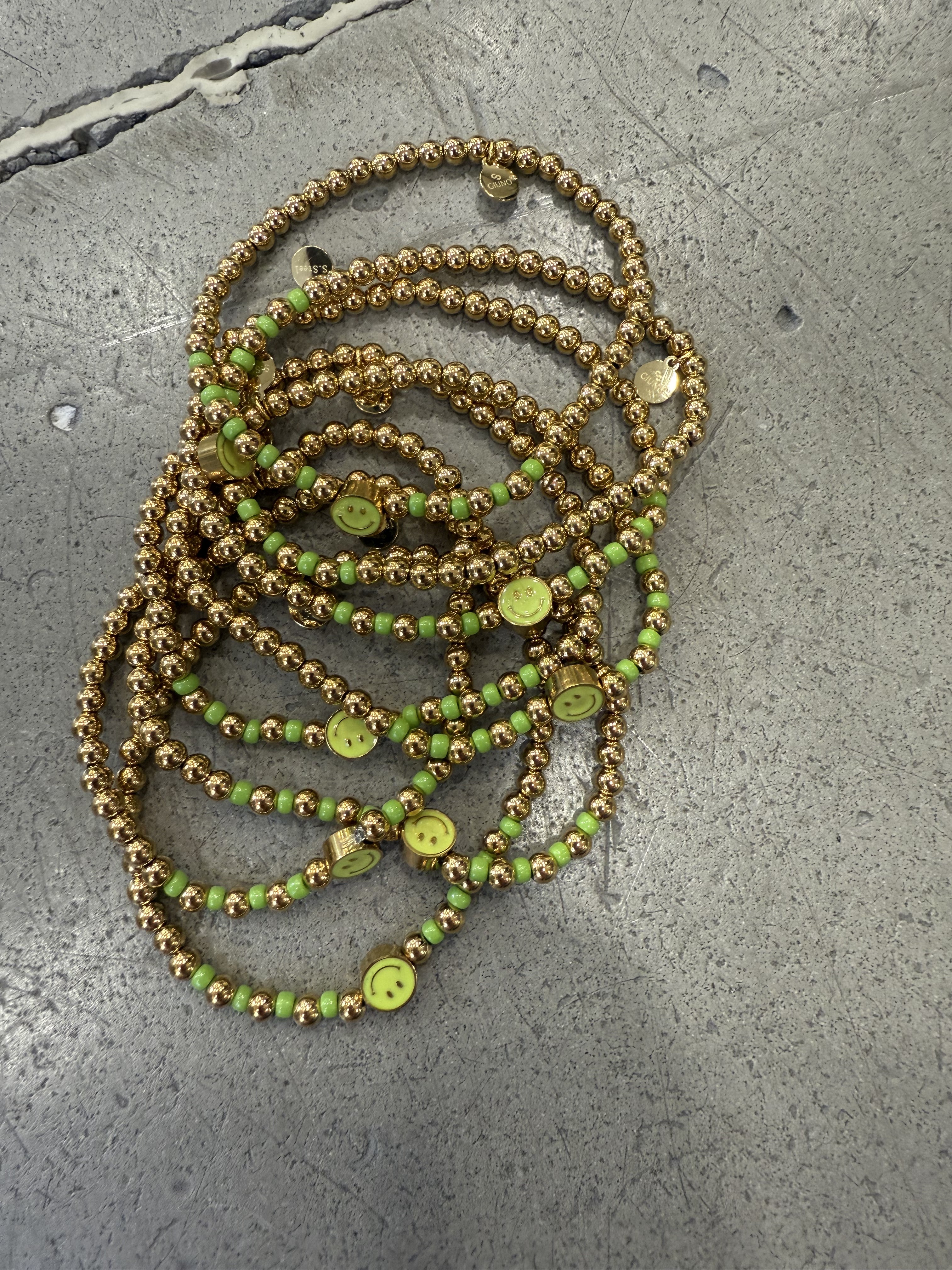 Armban Smiley green
