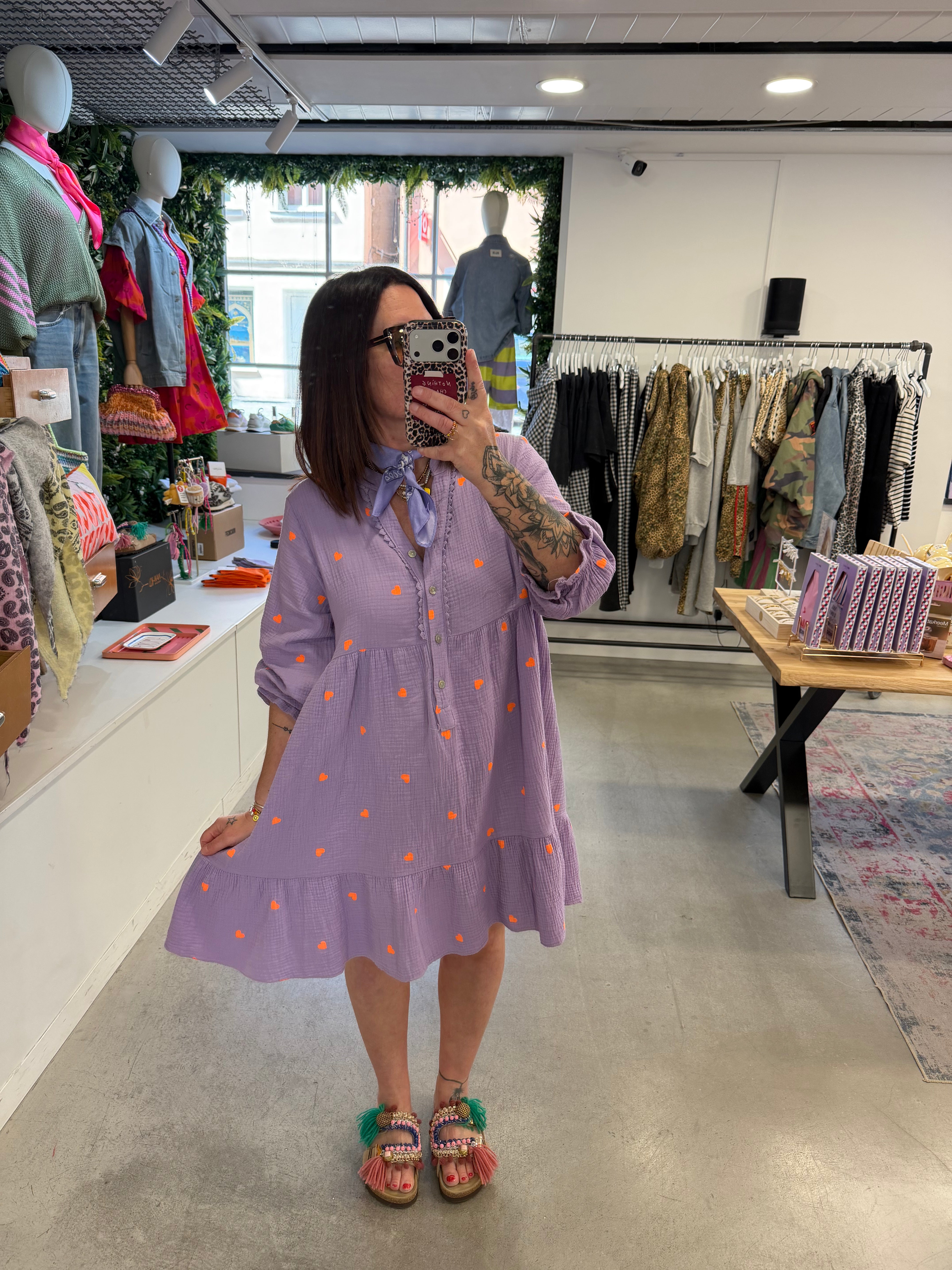 Kleid Musselin