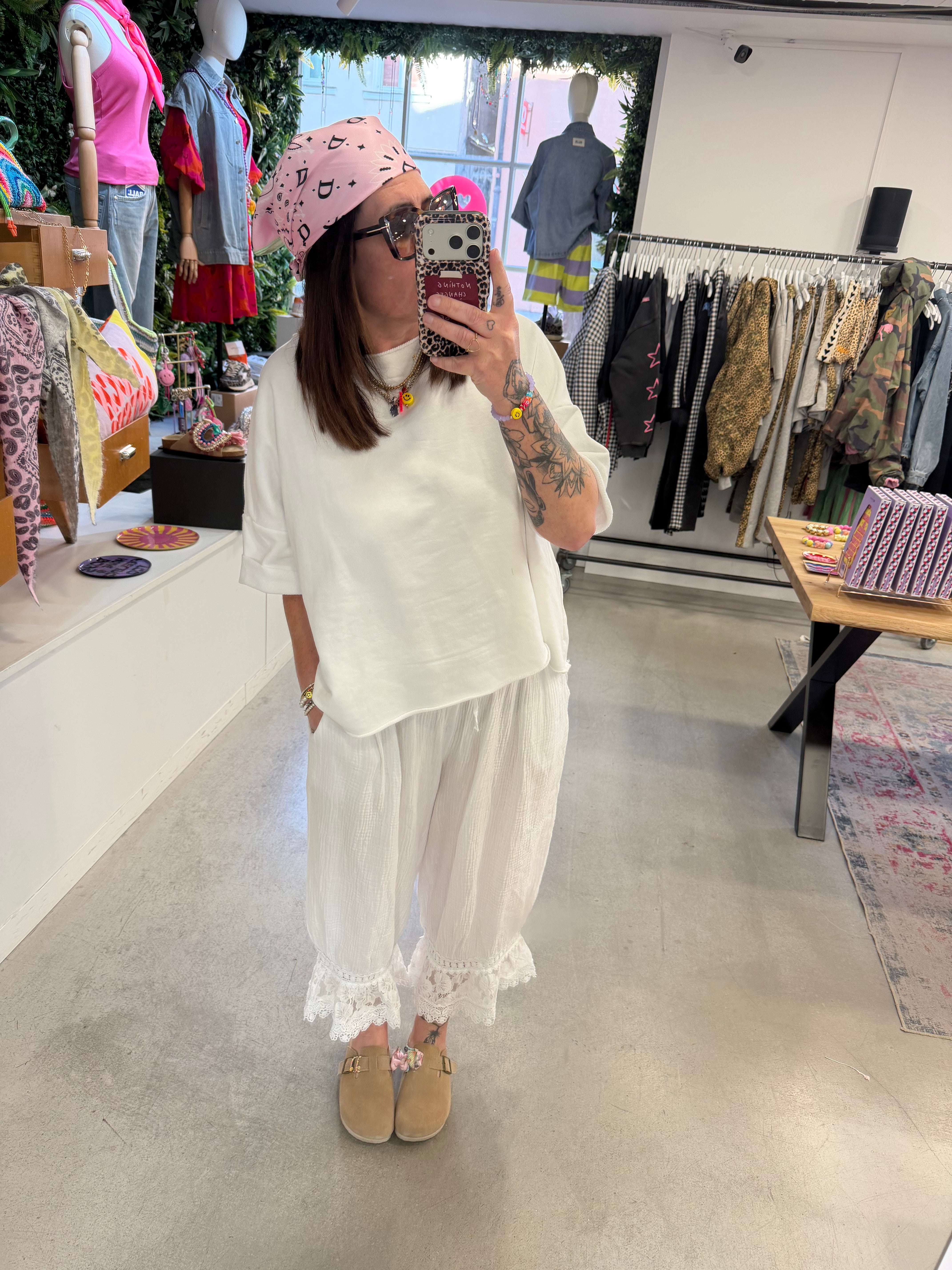 Hose Musselin Lace