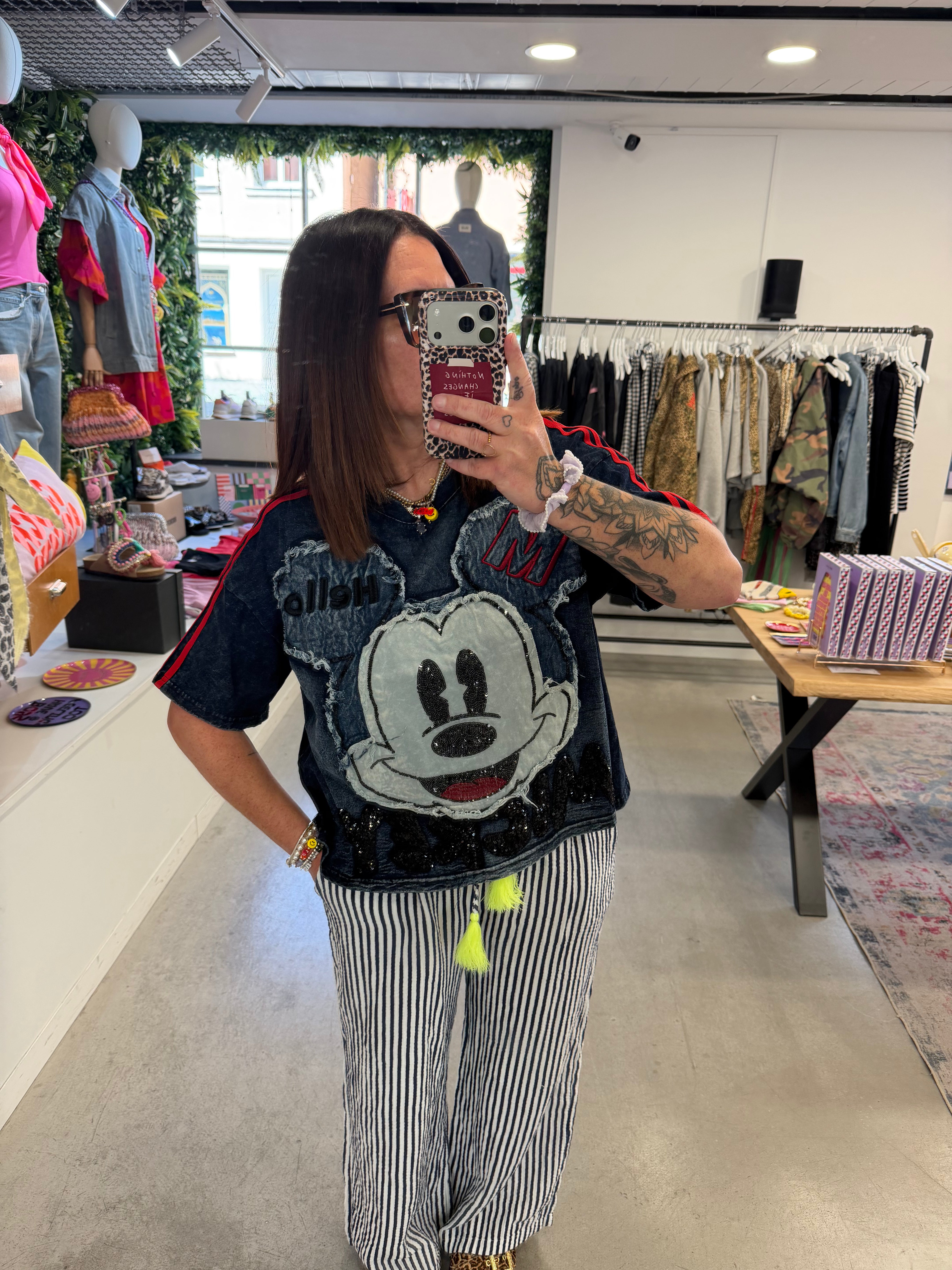 T-Shirt Mouse Denim