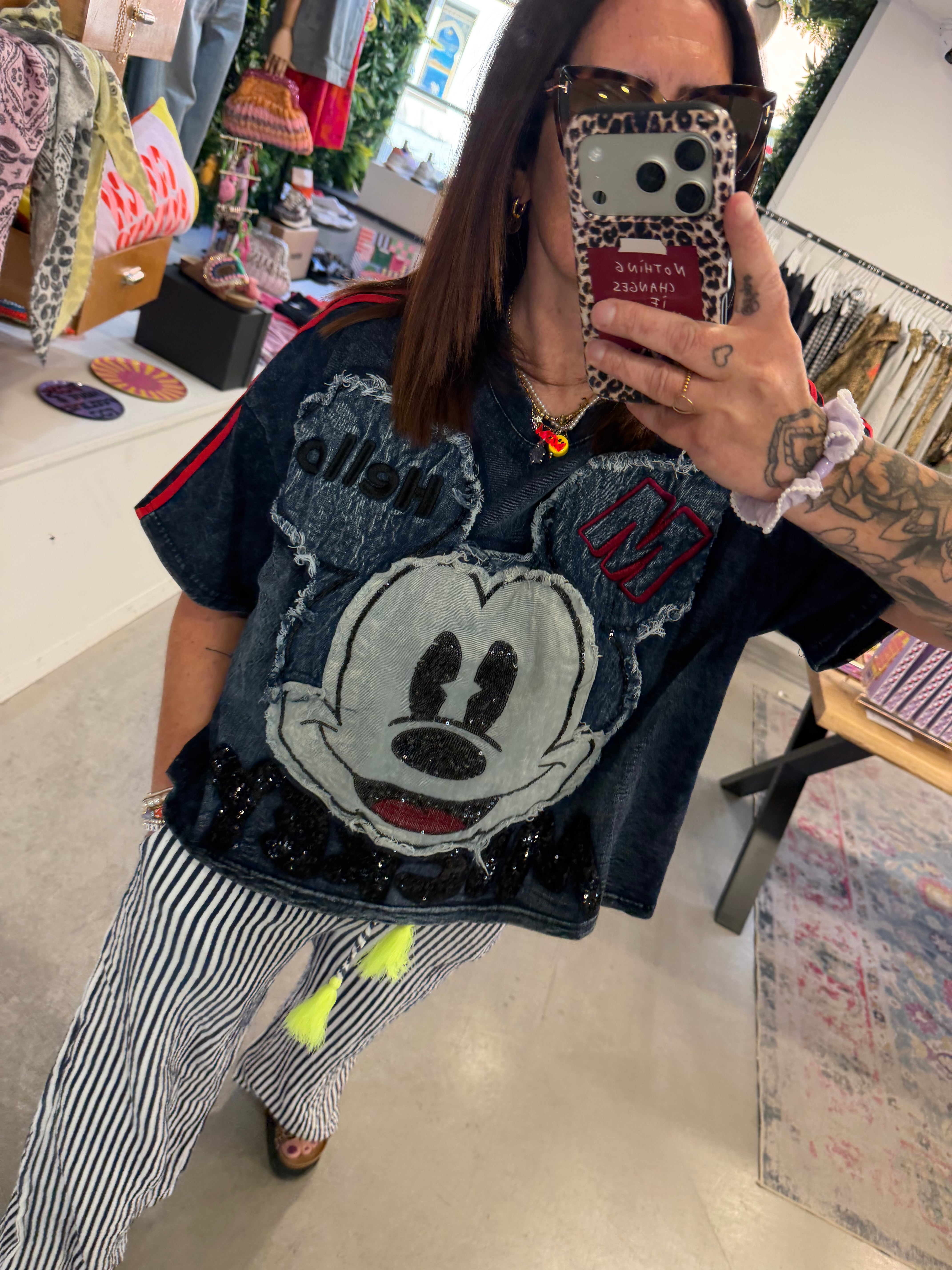 T-Shirt Mouse Denim