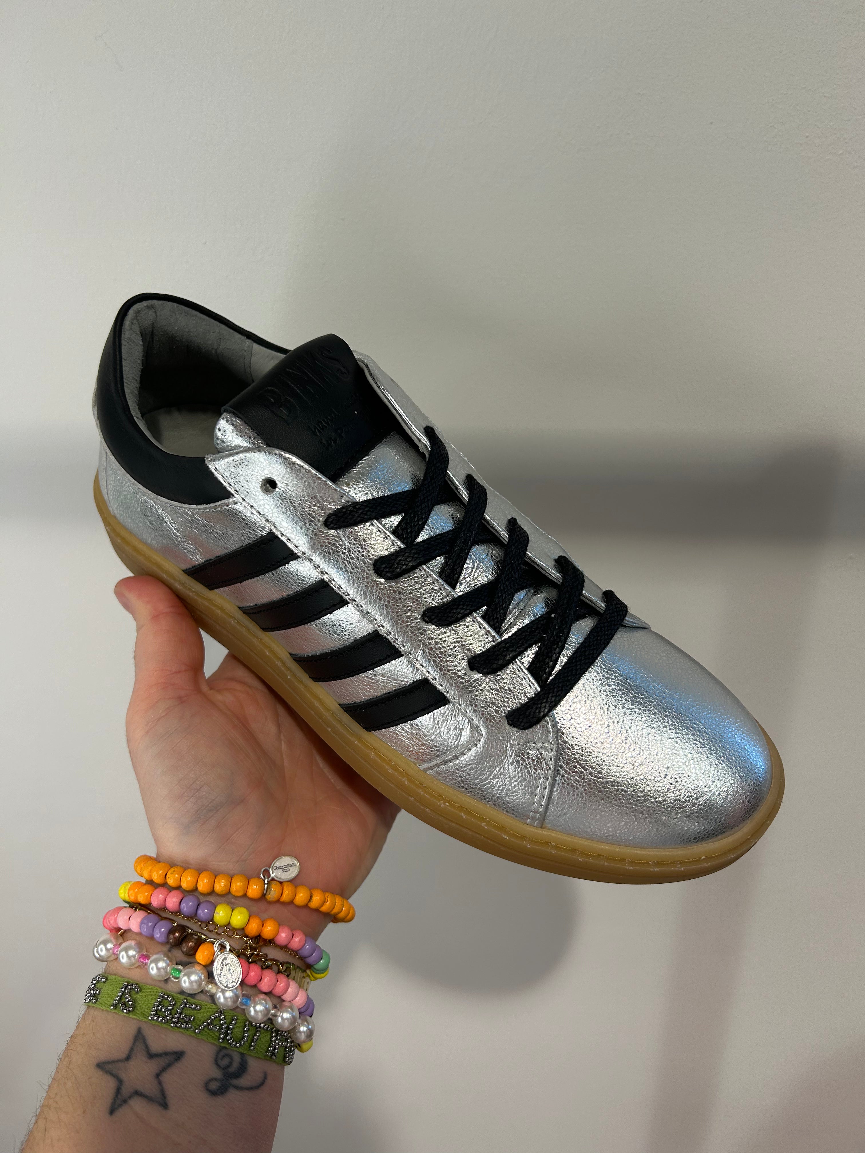 Schuhe Sneaker Binks Silber Black