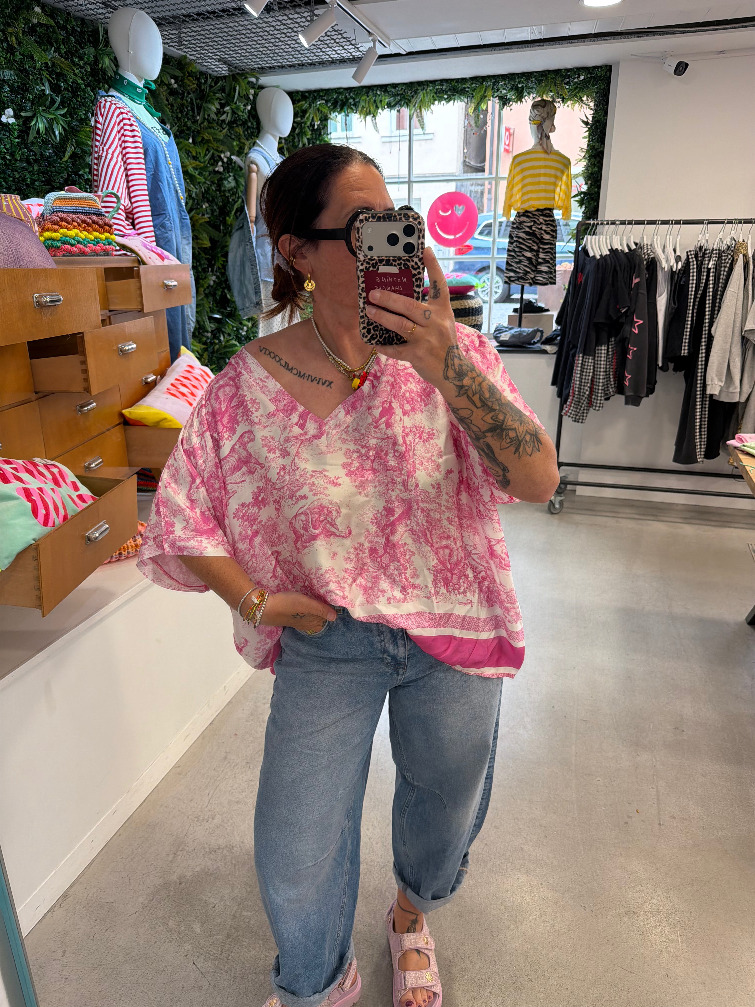 Bluse Dschungel