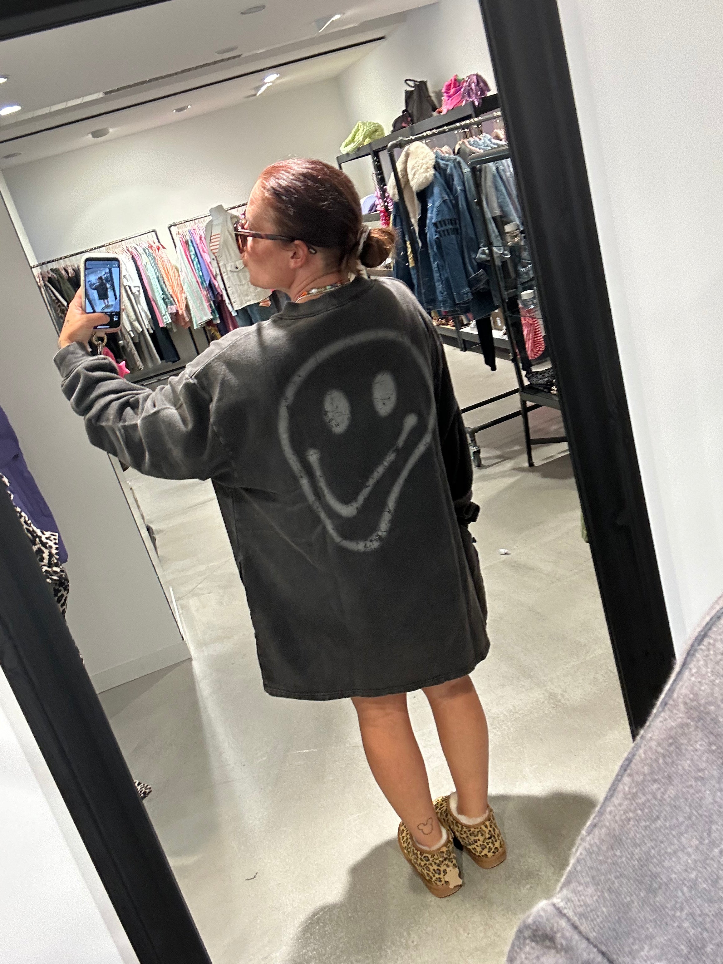Kleid Outryght Tee Dress Smiley