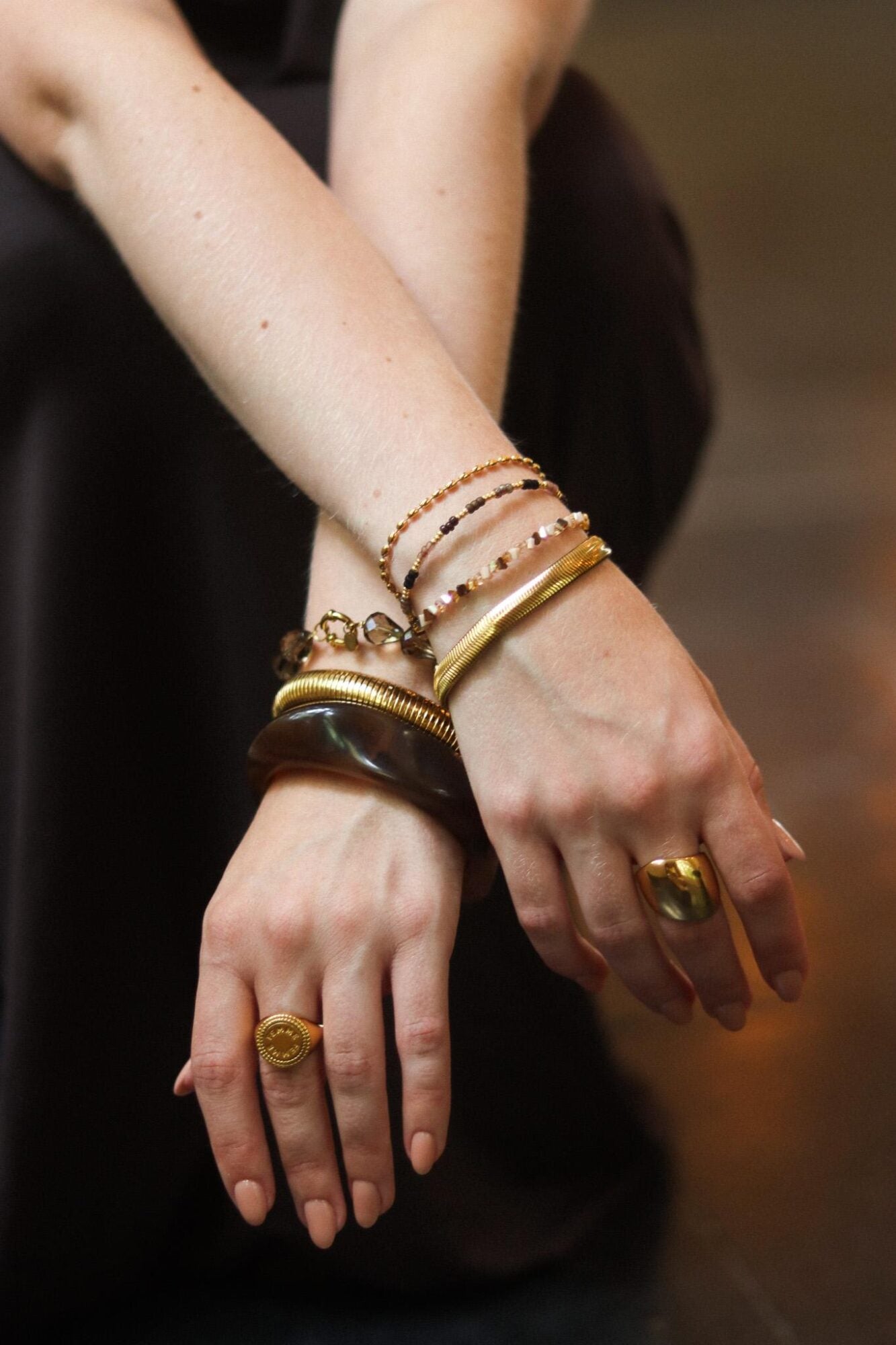 Label KIKI Flat snake bracelet