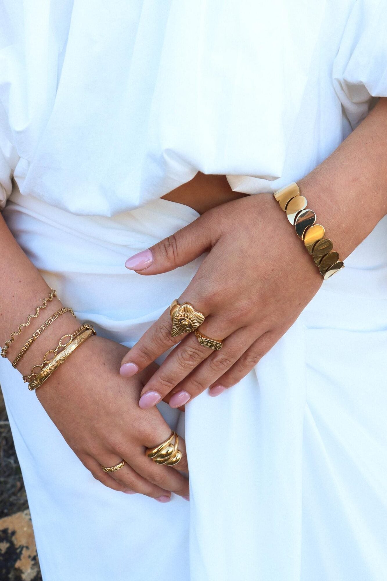 Label KIKI Waves bracelet gold