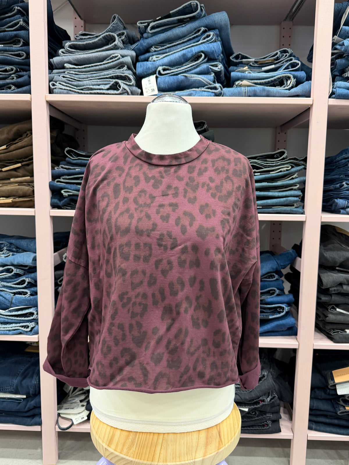 Pullover Leo Cropped