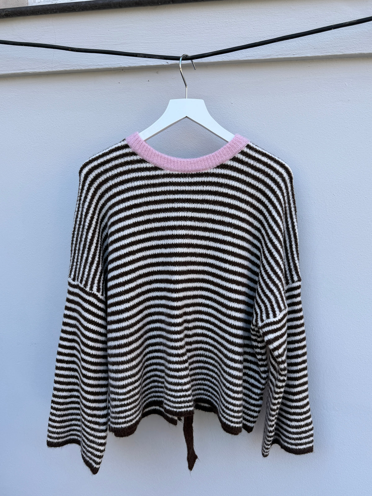 Pullover Strick Gestreift