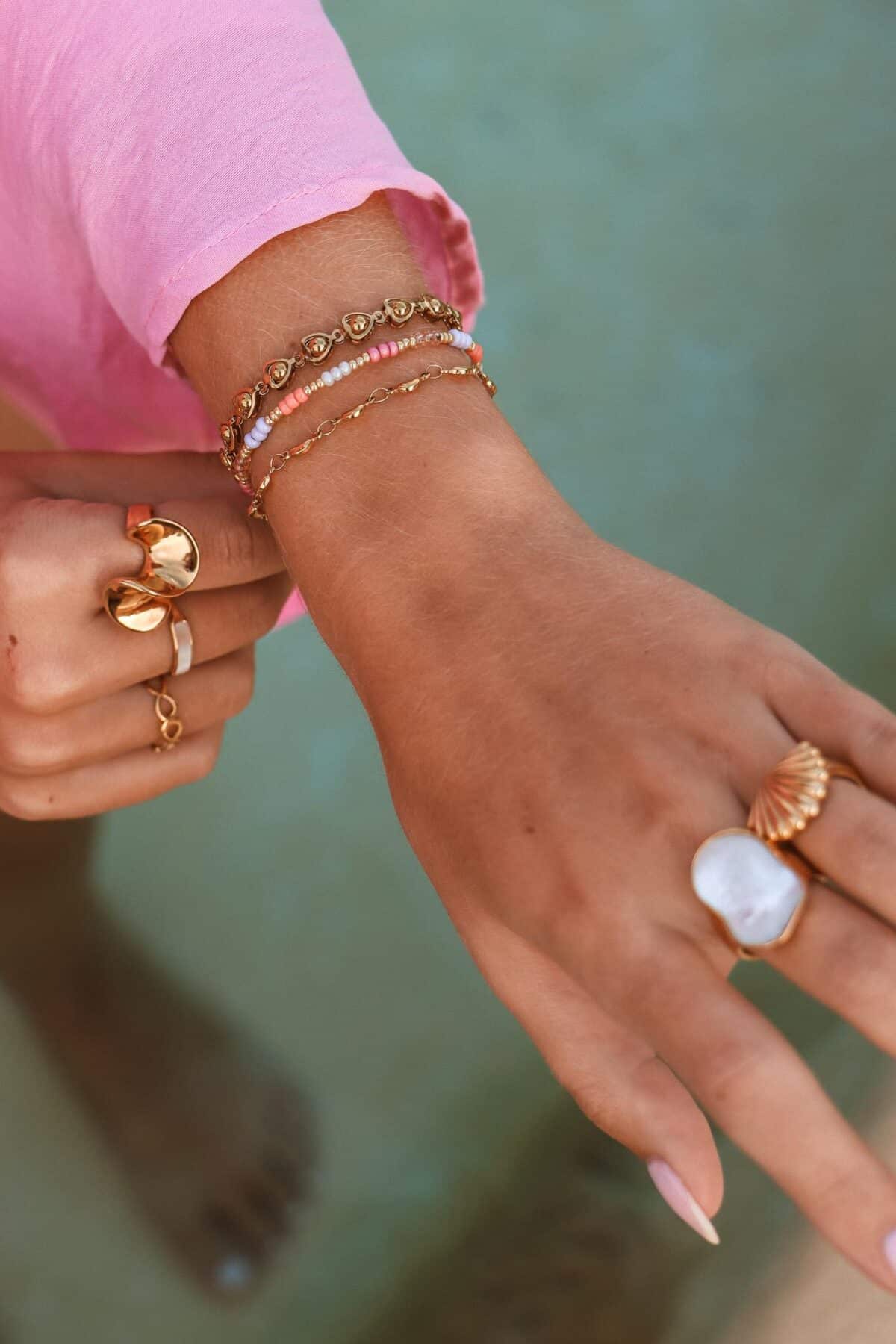Label KIKI Round hearts bracelet