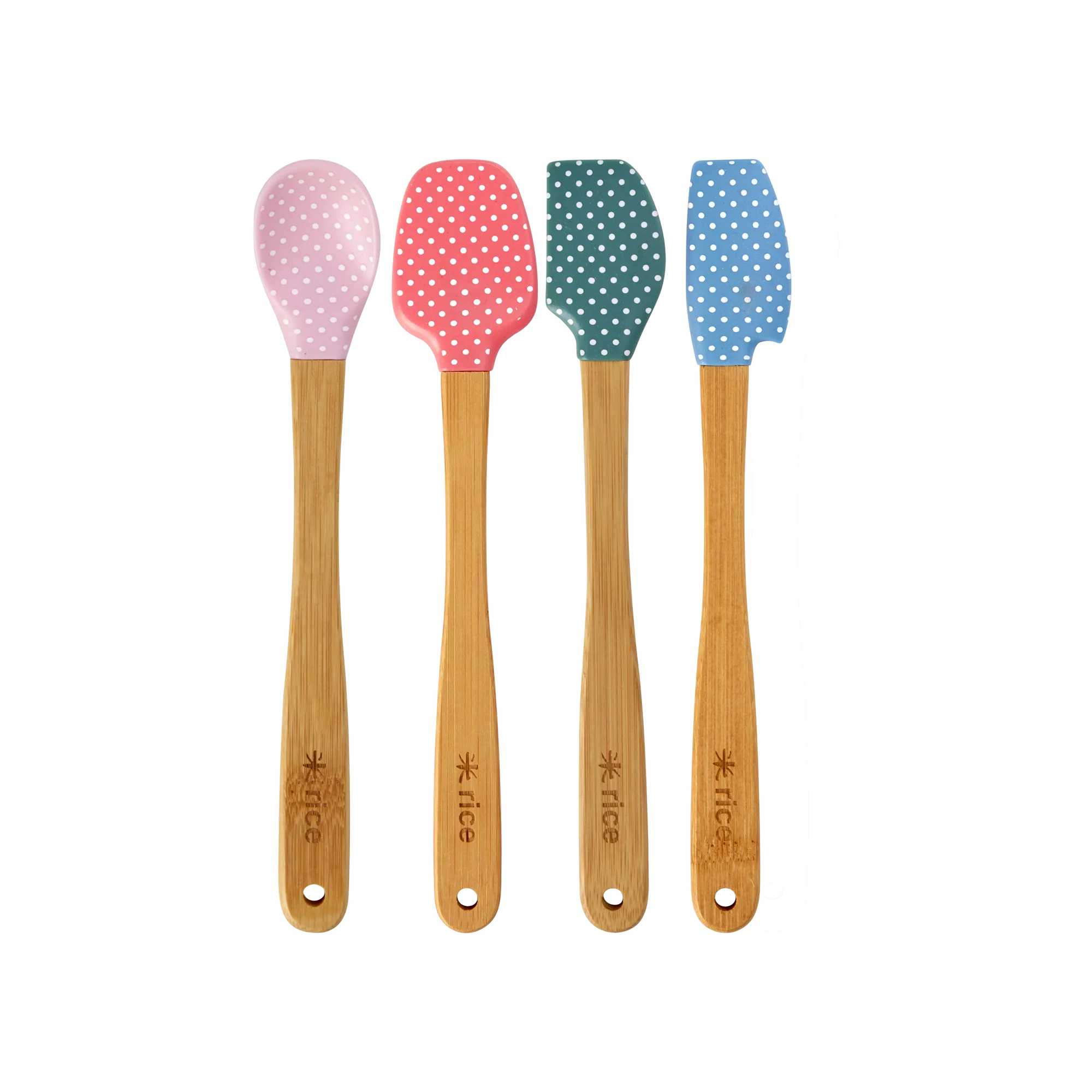 Rice Kleine Silikon Schaber - 4er Set