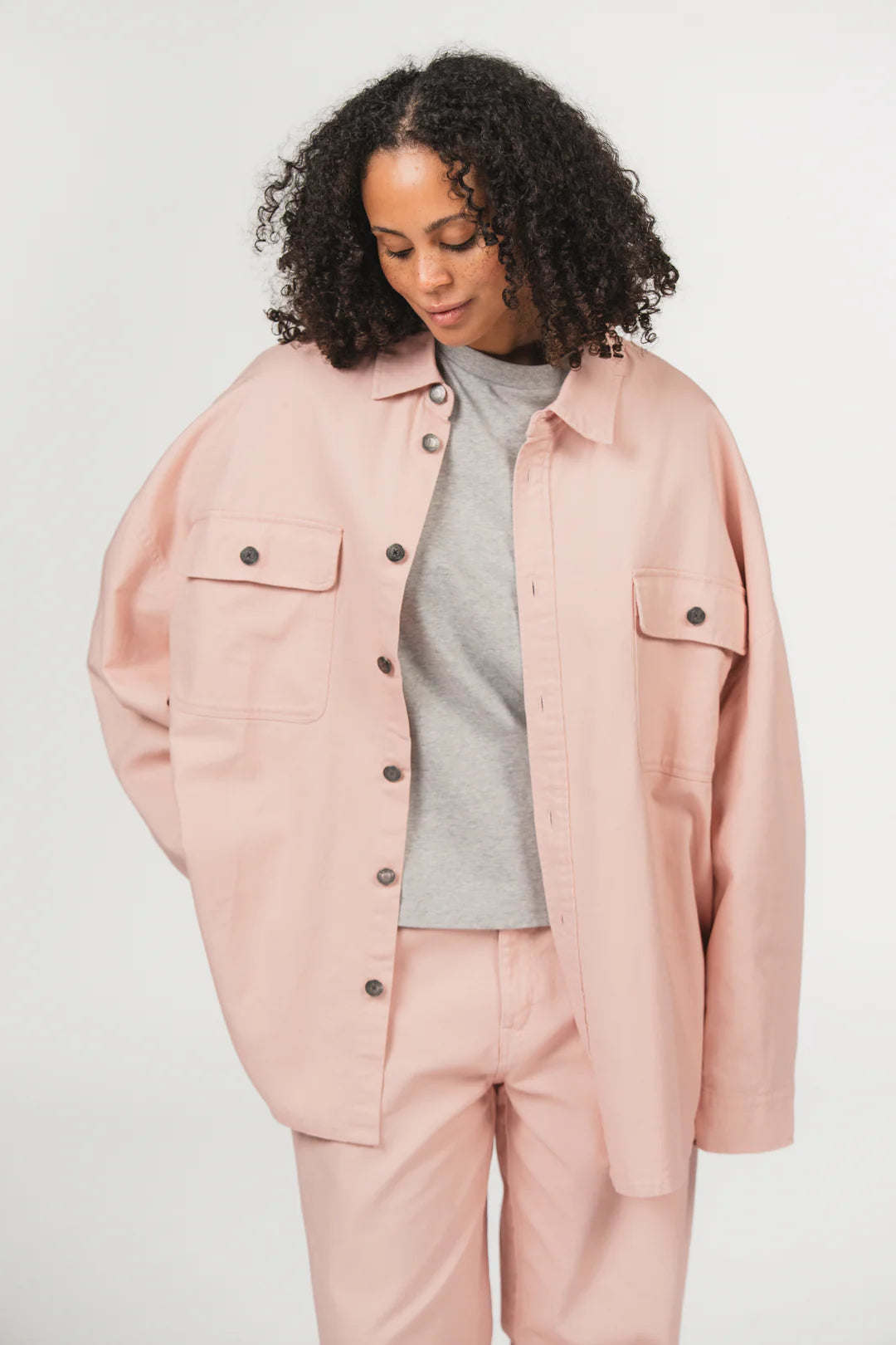 KKLBL Denim Overshirt Rose