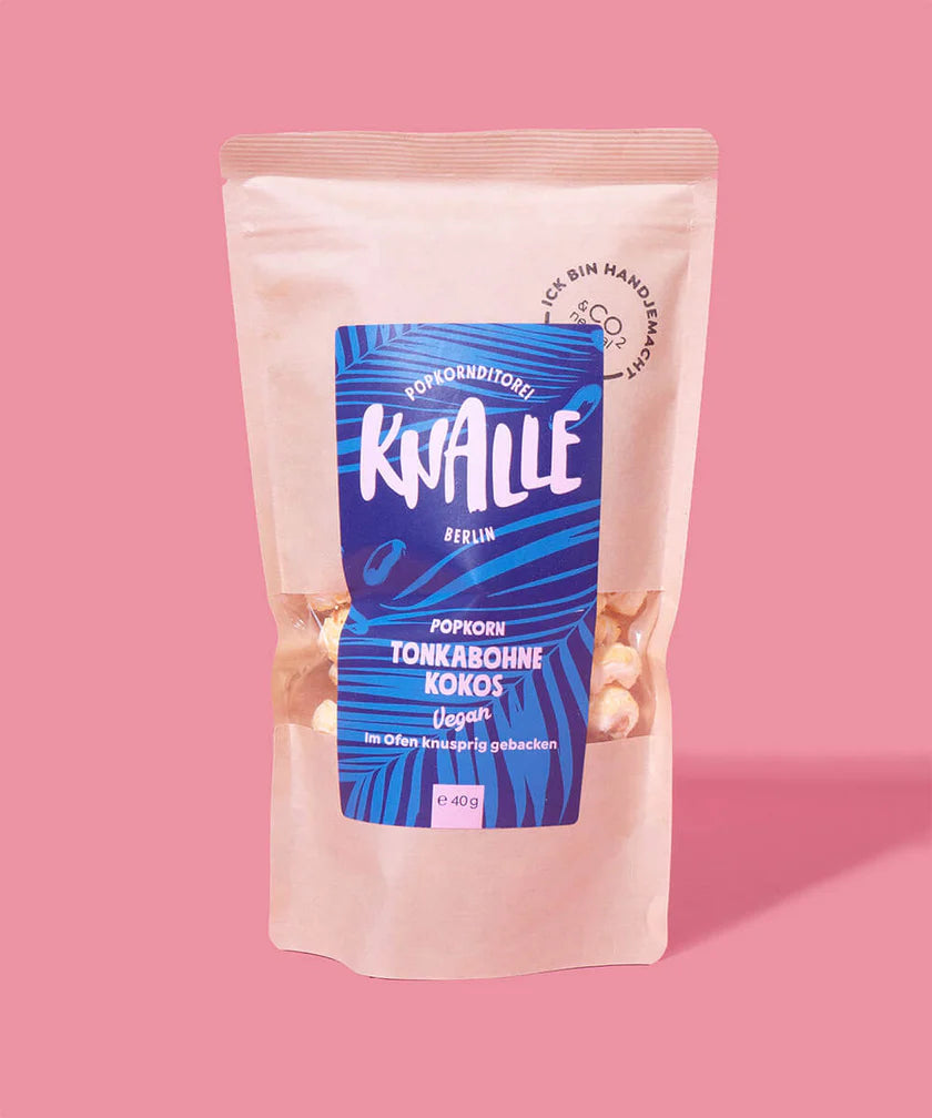 KNALLE Tonkabohne Kokos Popcorn – vegan