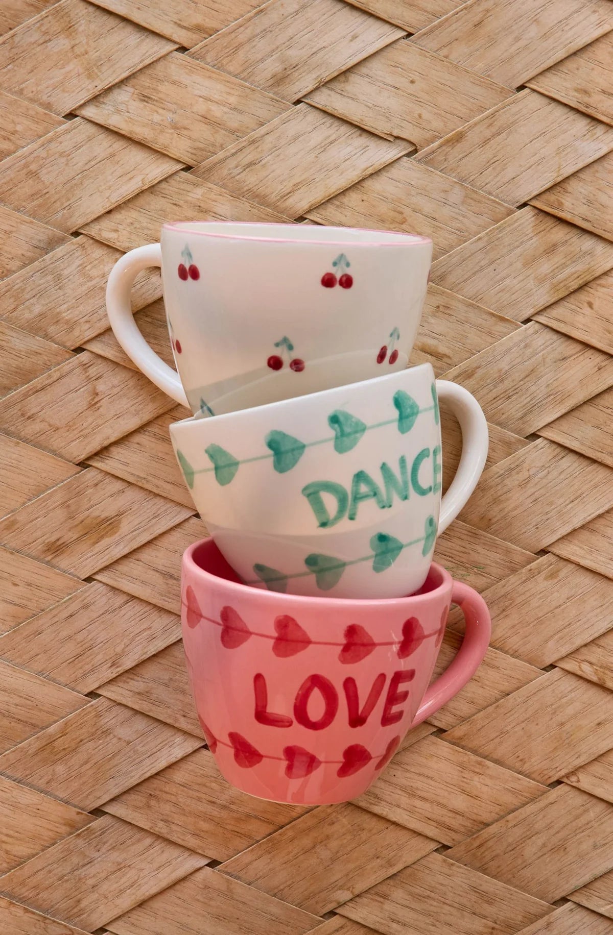 RICE Keramik Becher Dance