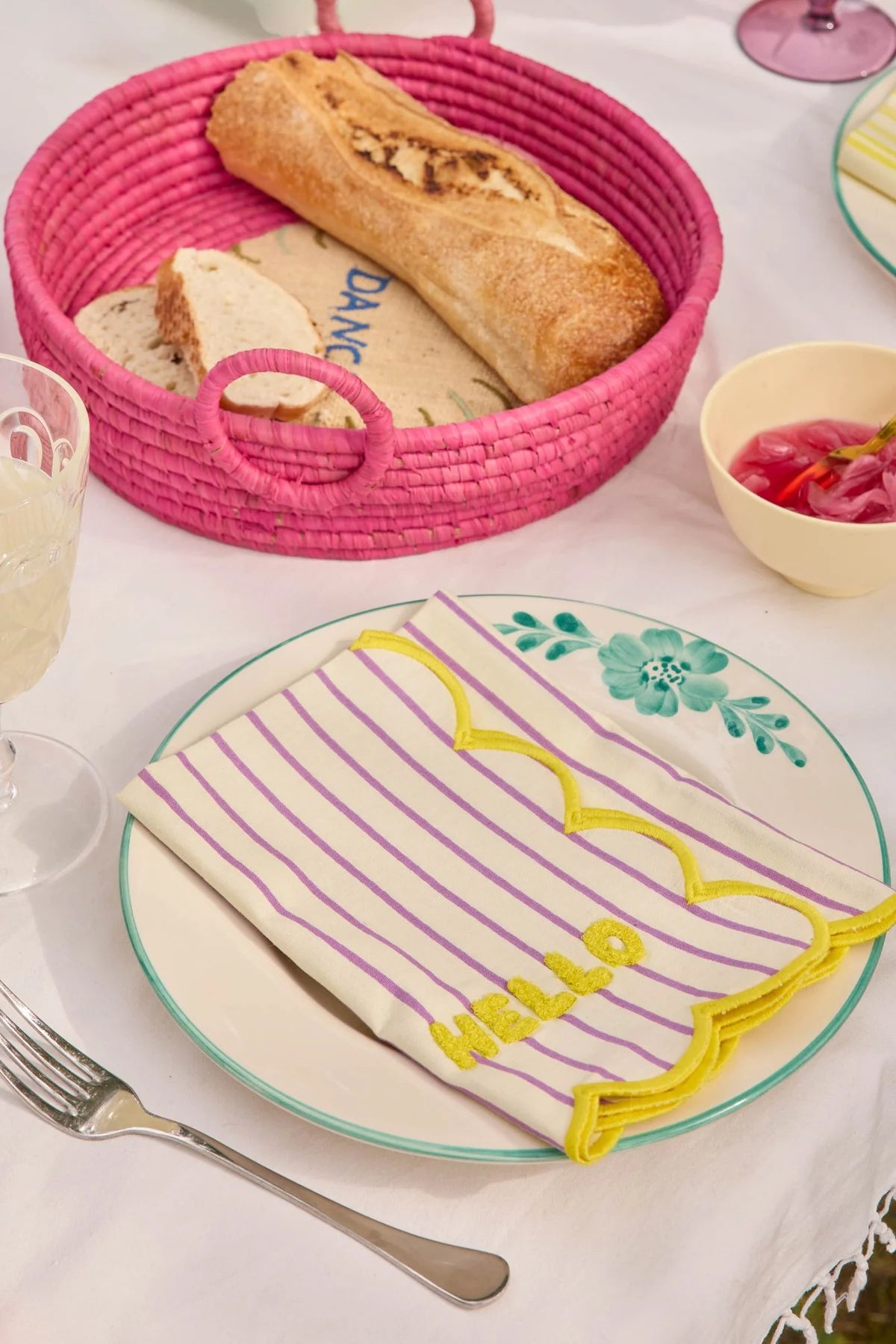 Rice Baumwolle Servietten HELLO