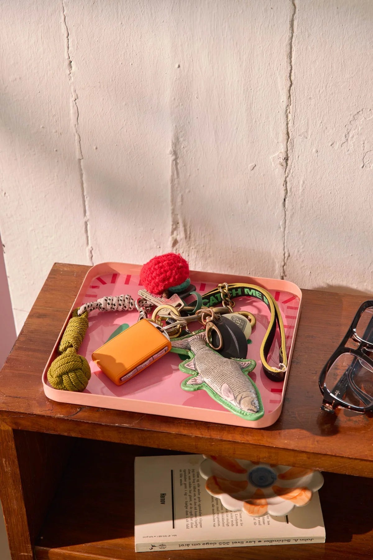 Rice Metall Tablett Love