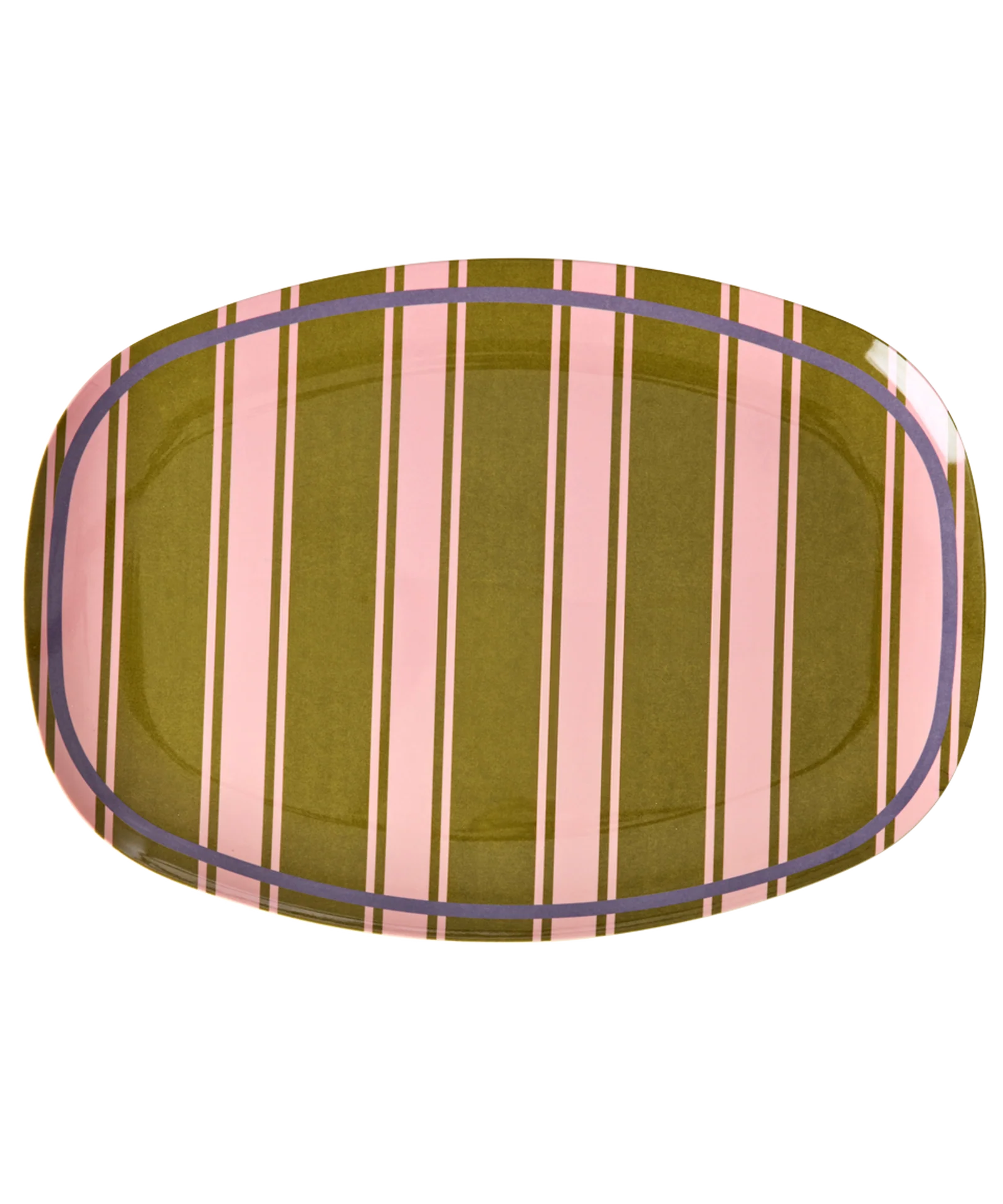 Rechteckig Teller groß Stripe Delight