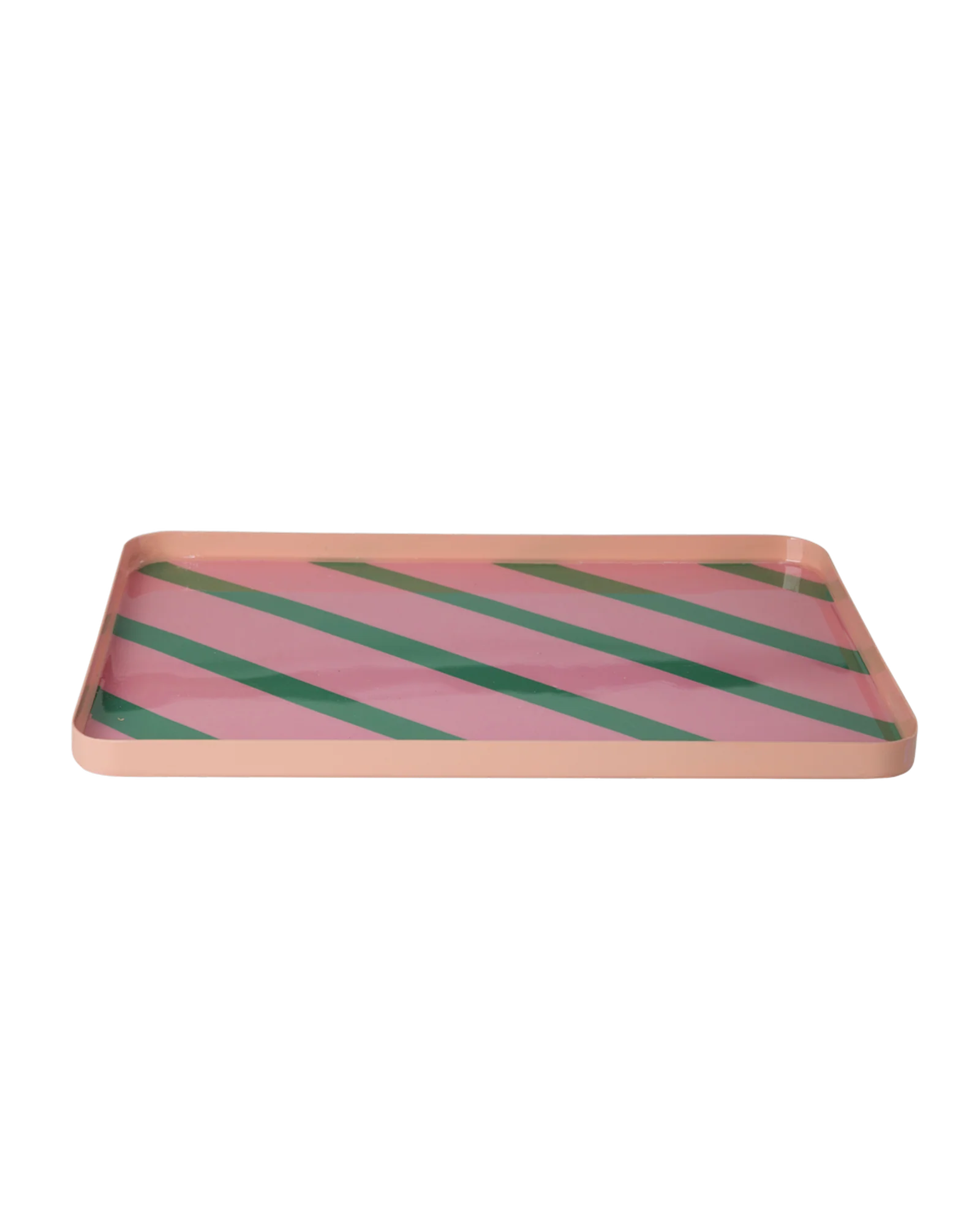 RICE Metall Tablet Stripe Pink