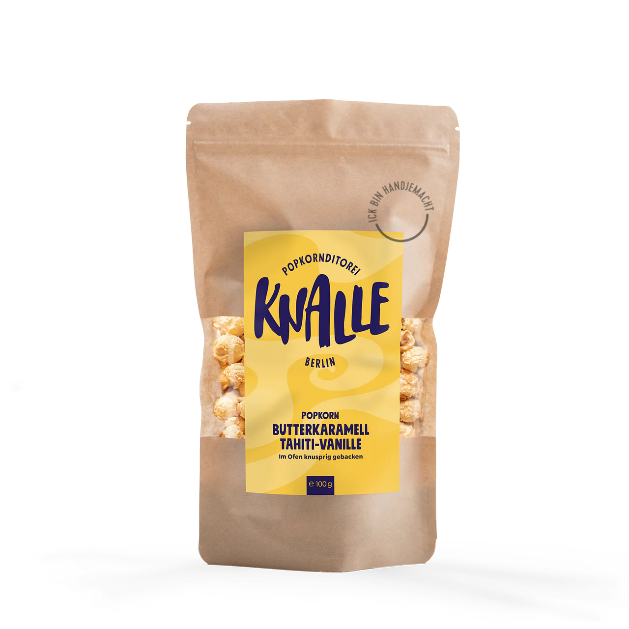Knalle Butterkaramell Tahiti-Vanille Popcorn 100g
