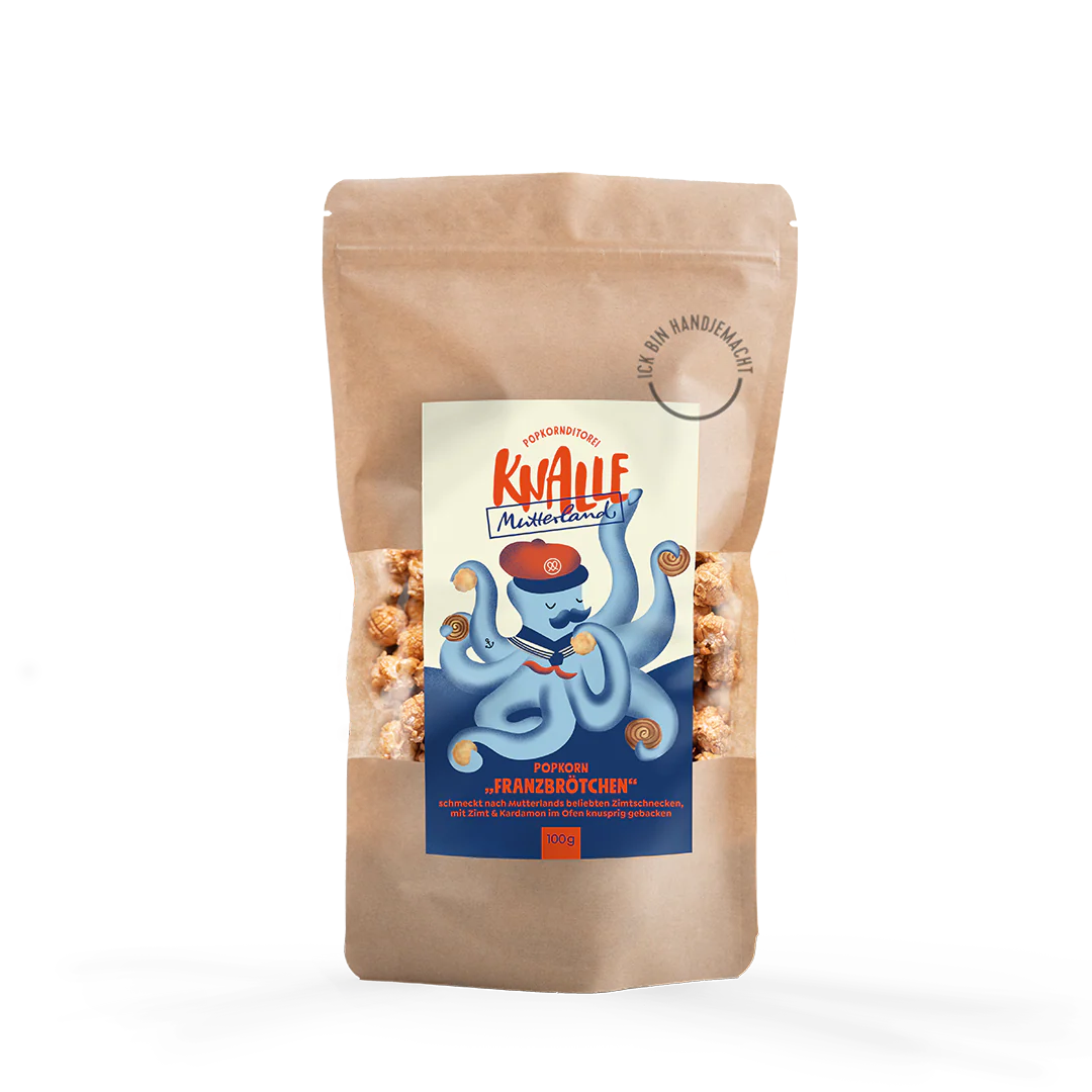 Knalle Franzbrötchen/Zimtschnecke Popcorn 100g