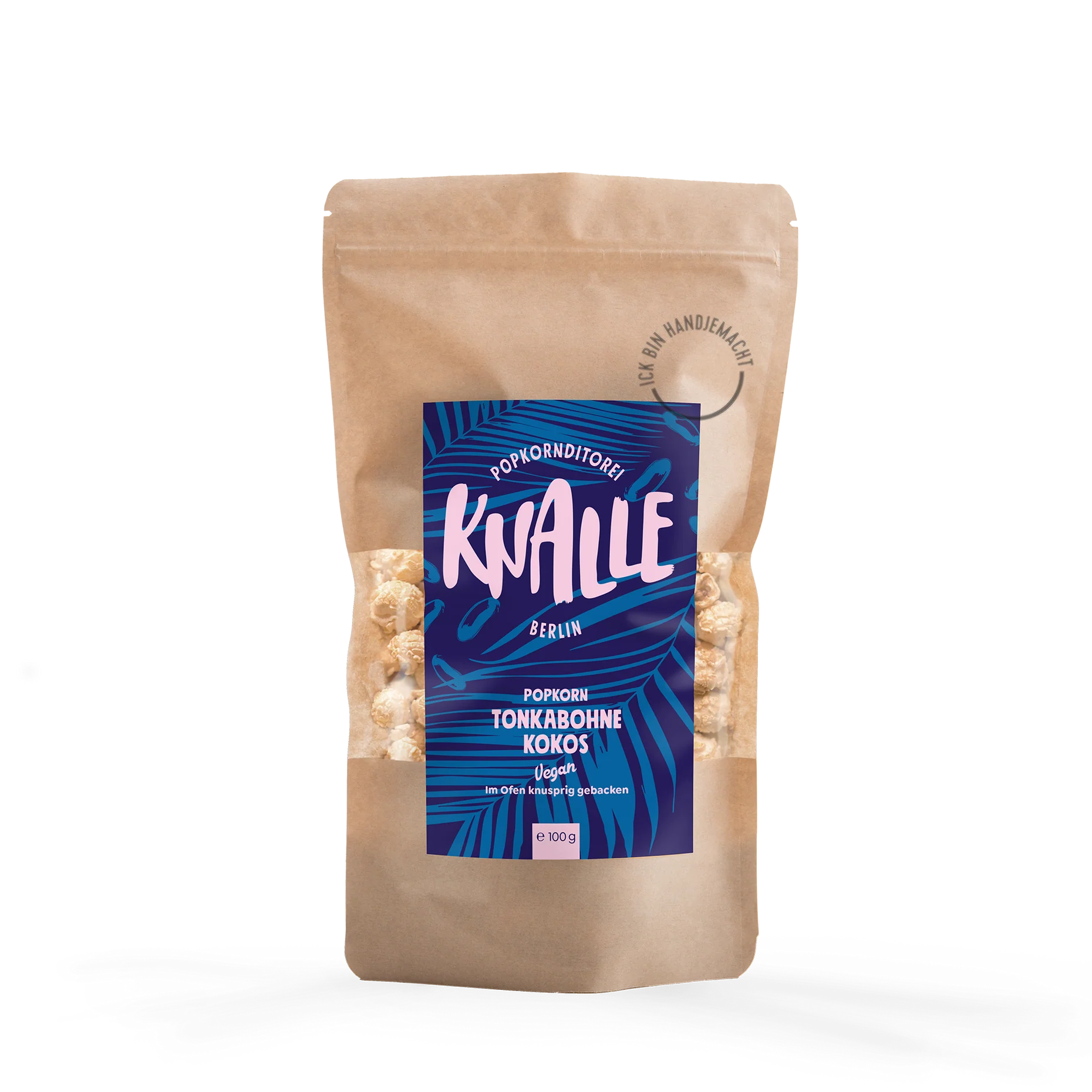 Knalle Tonkabohne Kokos Popcorn – vegan
