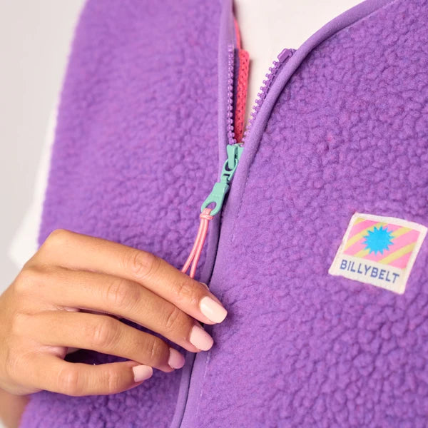 Weste ZIP Lila