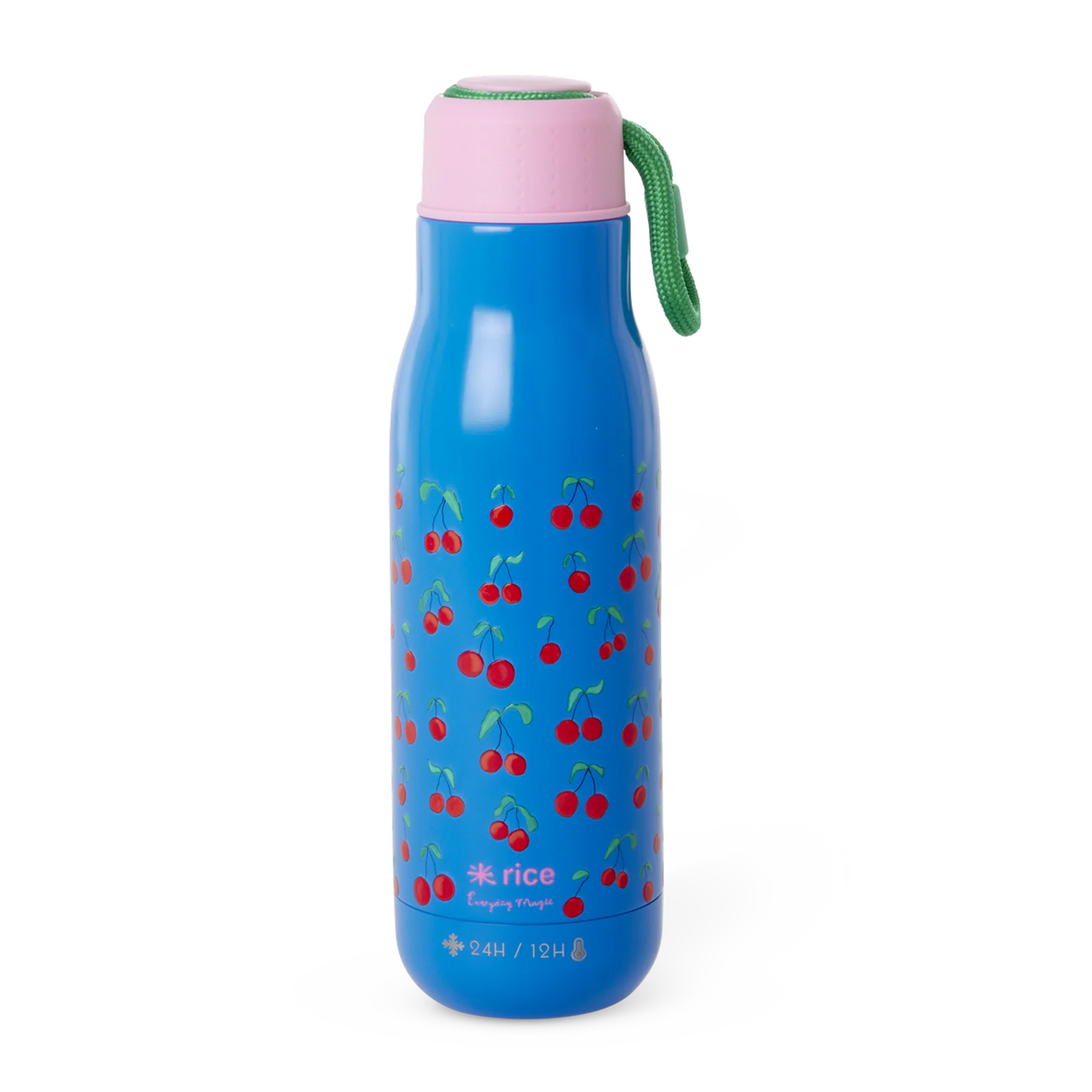 Rice Rostfreier Stahl Trinkflasche  Cherry