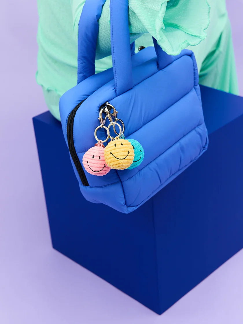 Smiley Keychain Corduroy