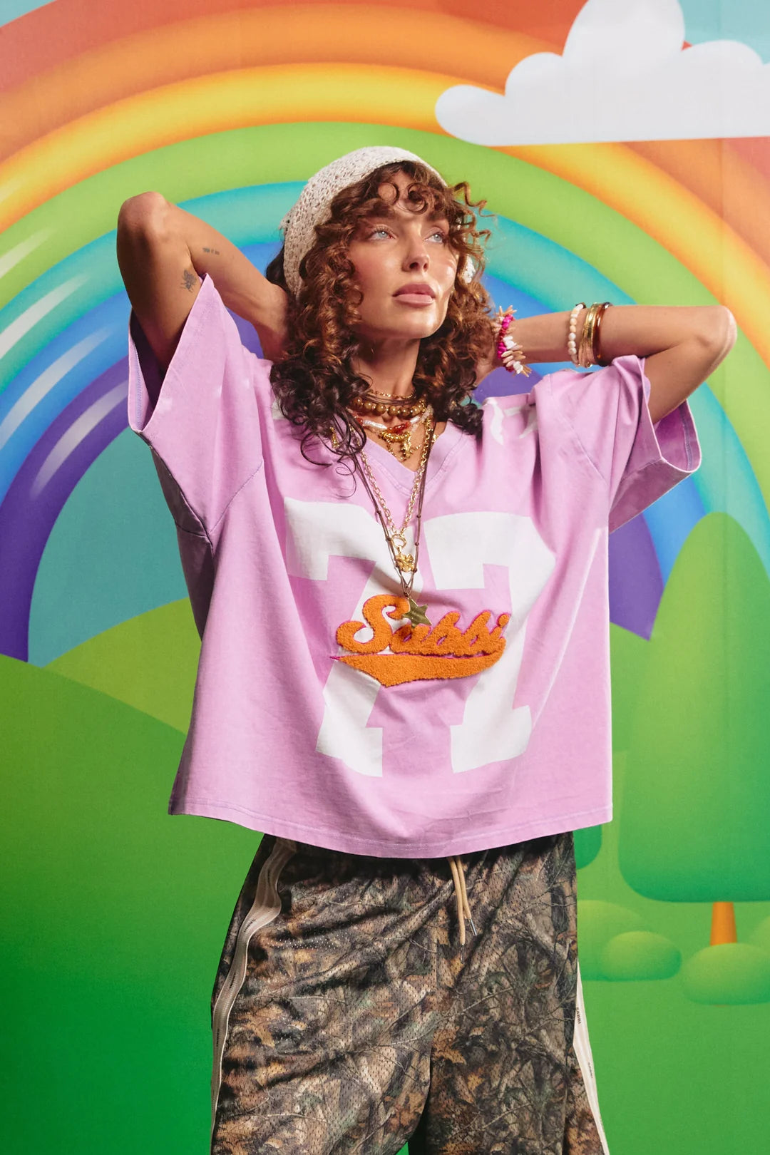 Sabbi THE 77 TEE - PURPLE