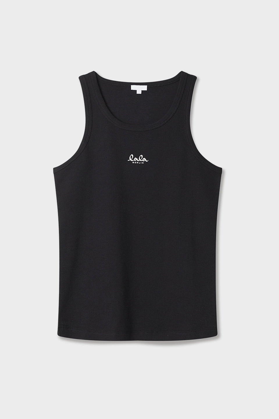 LalaBerlin Tanktop Teo rib black